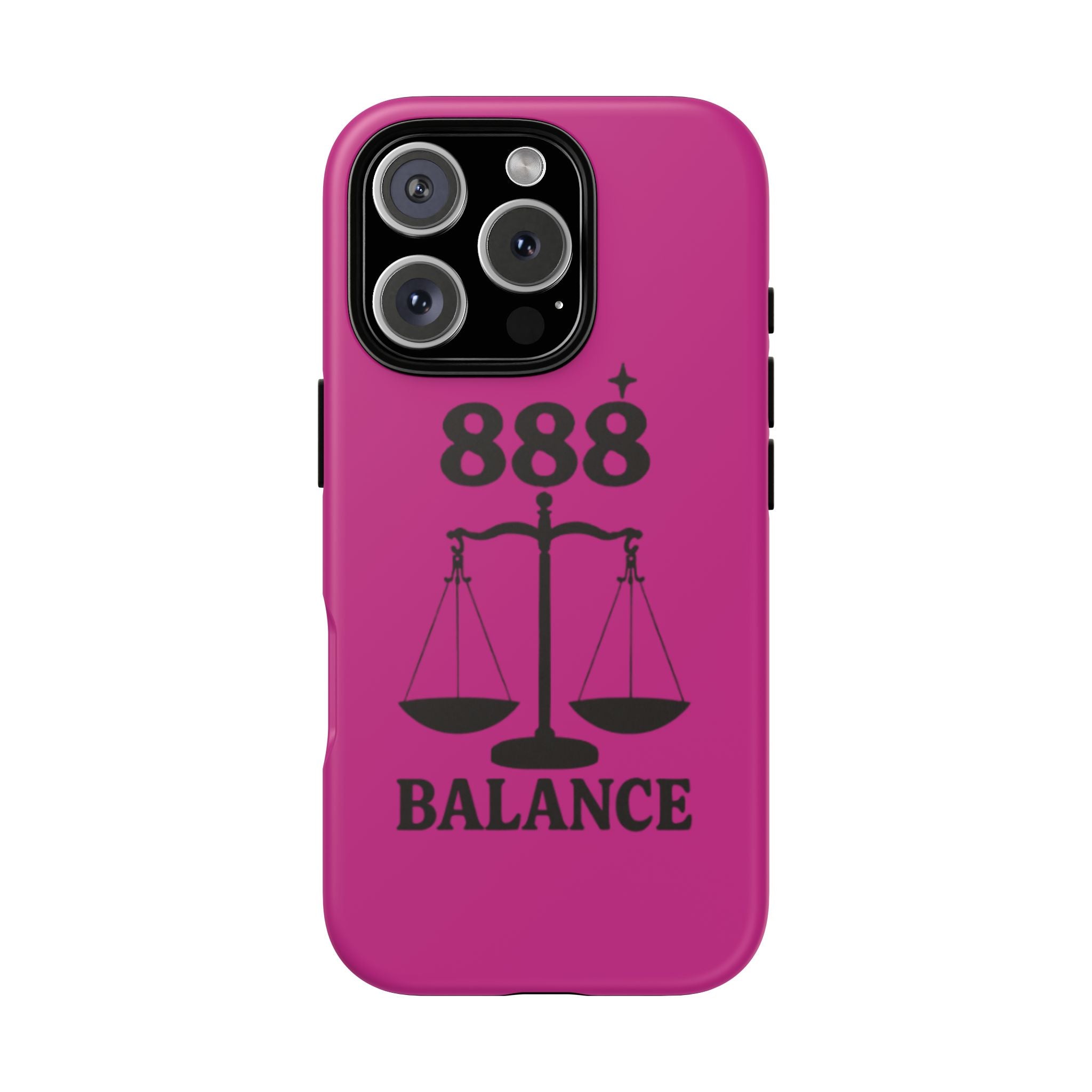 Black & Pink 888 Balance Phone Case