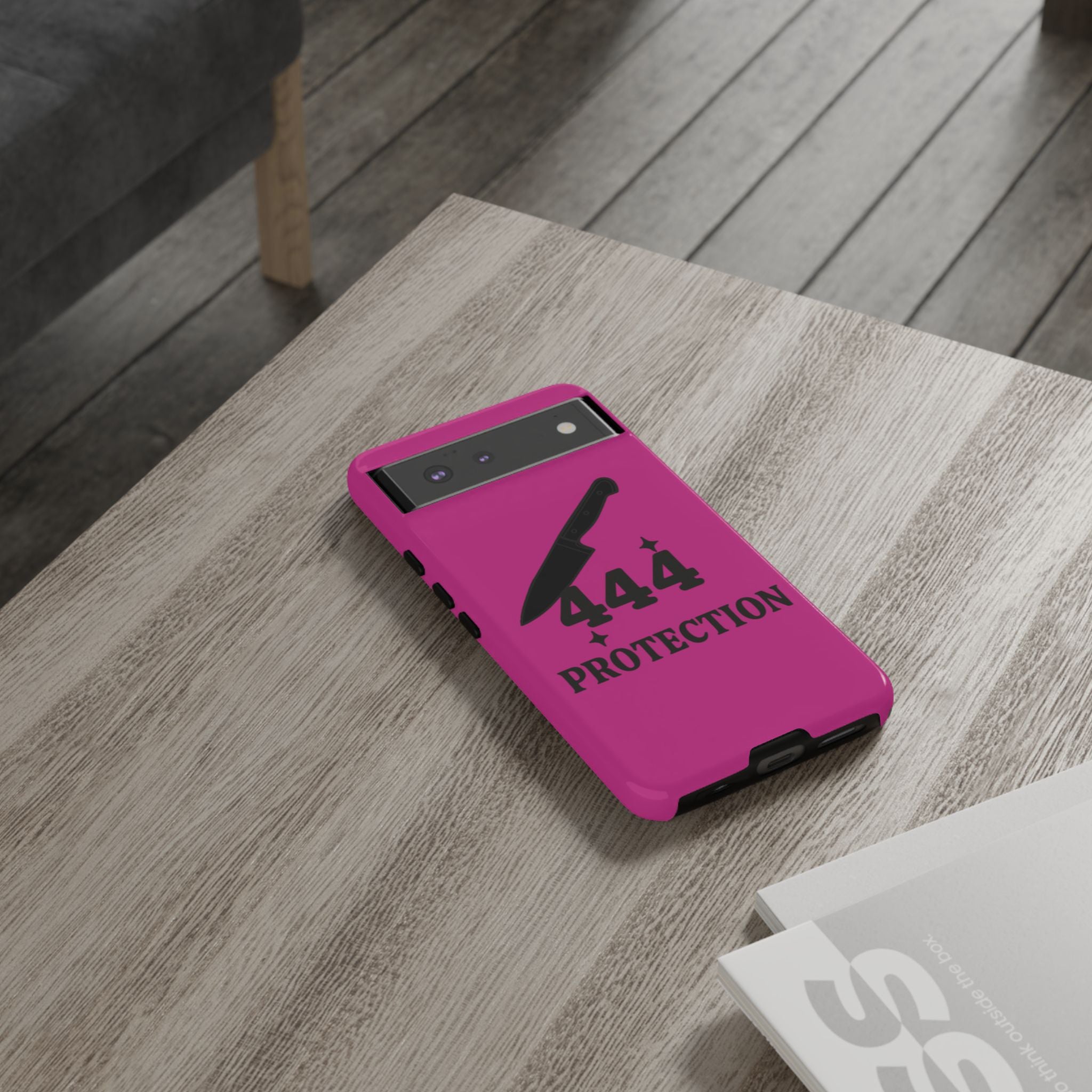 Black & Pink 444 Protection Phone Case