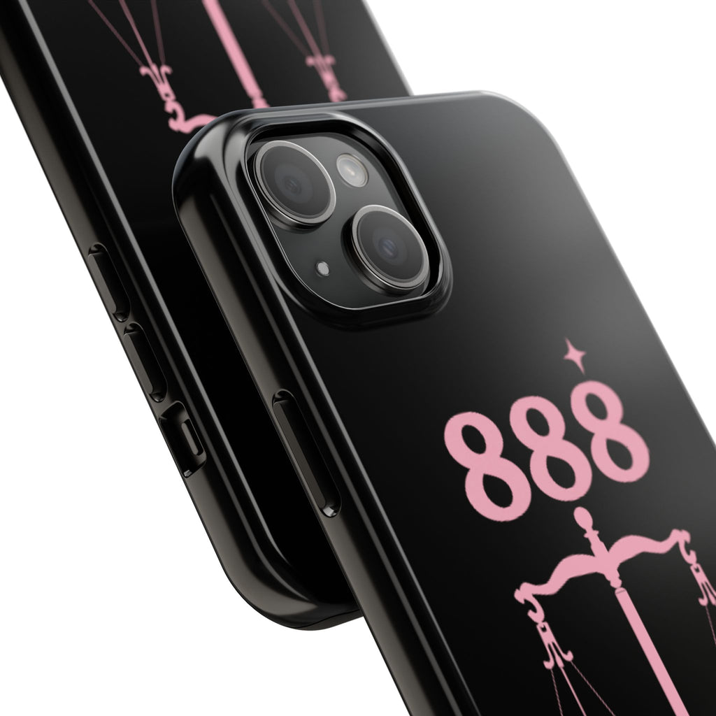 Black & Pink 888 Phone Case