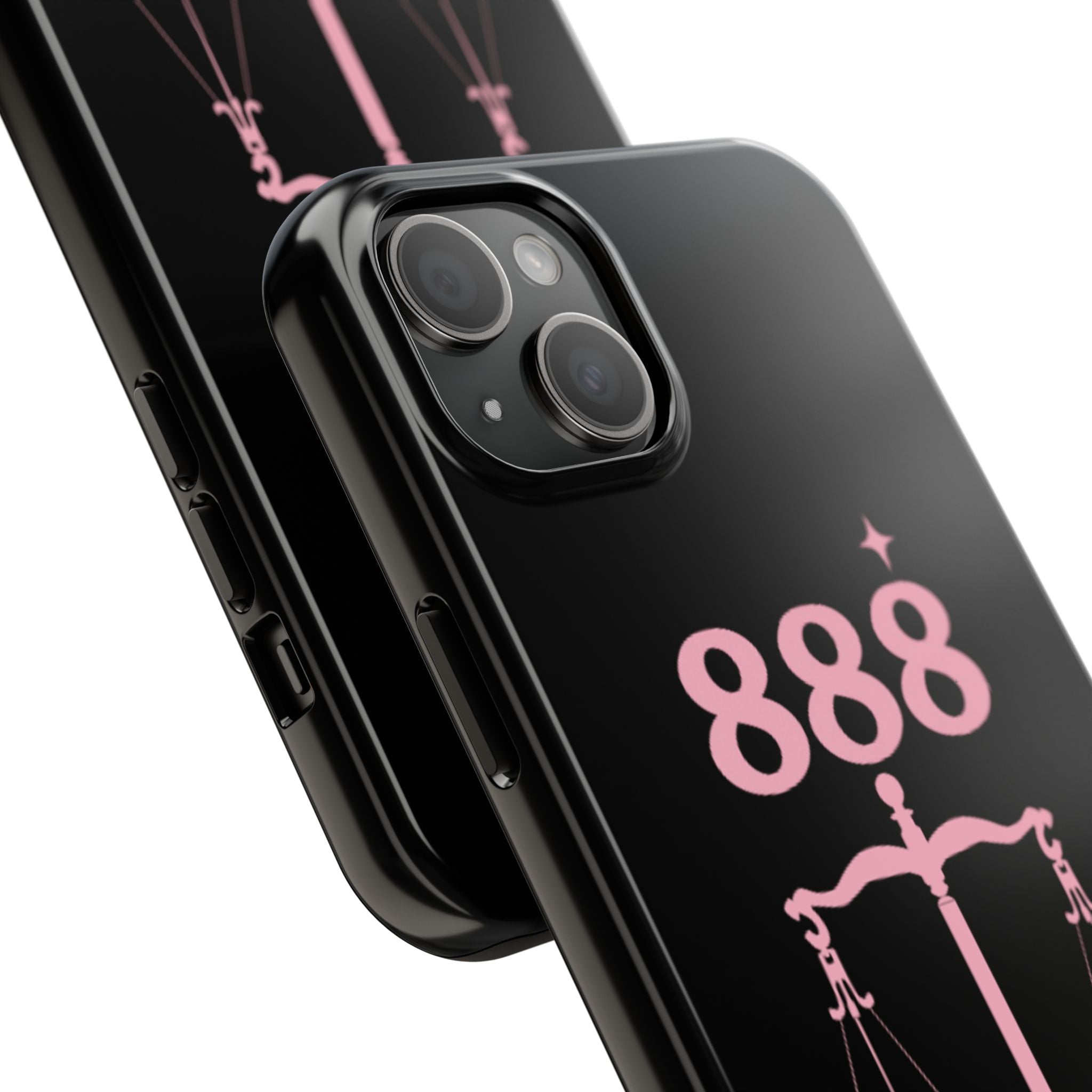 Black & Pink 888 Phone Case
