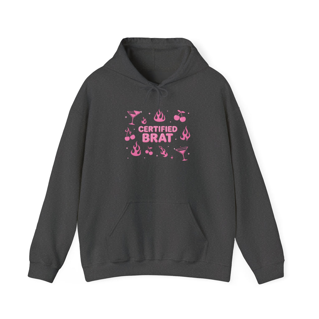 Certified Brat Pink Graphic Hoodie