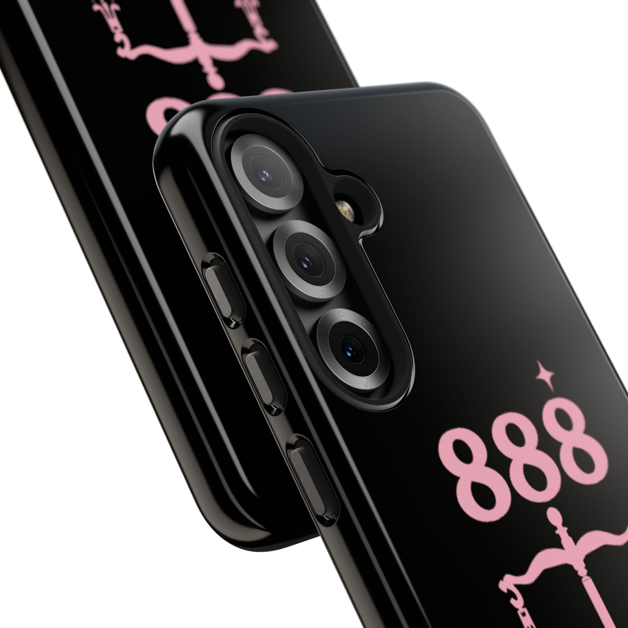 Black & Pink 888 Phone Case
