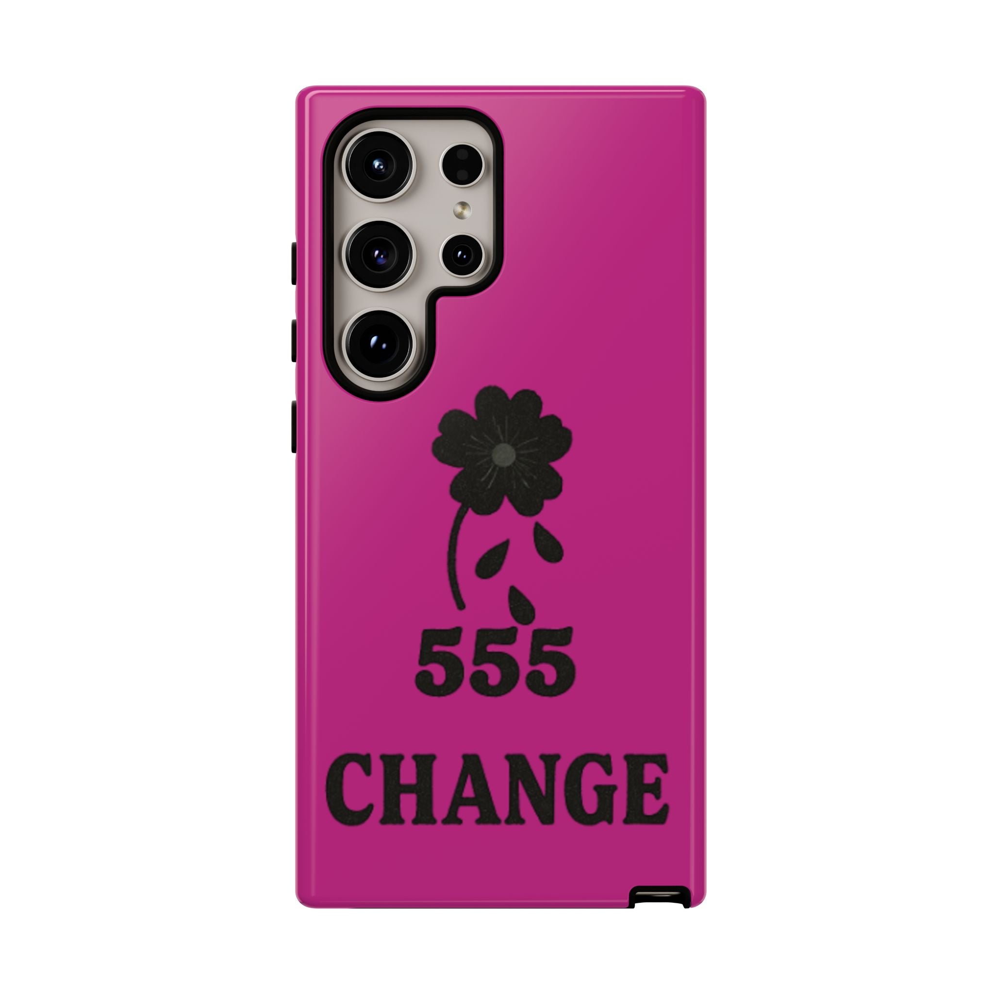 Black & Pink 555 Change Phone Case