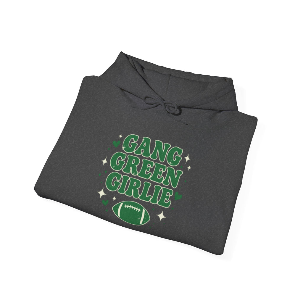 Gang Green Girlie Football Hoodie — Women's Football Fan Pullover