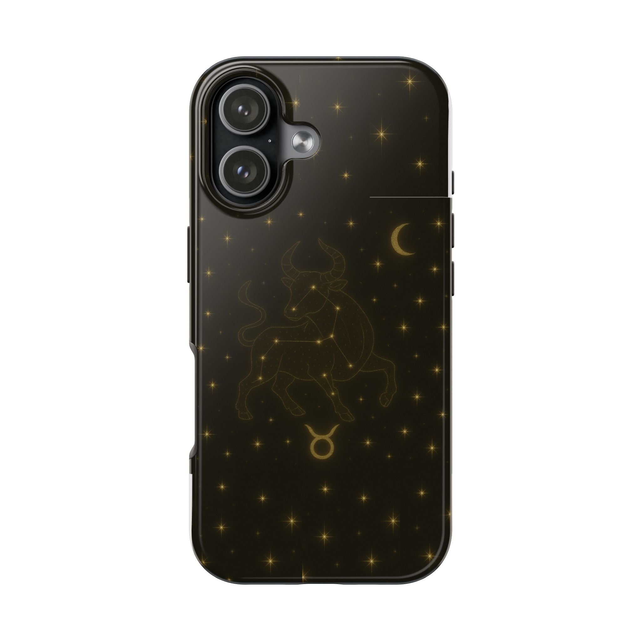 Taurus Constellation Tough Phone Case — Gold Zodiac Bull Phone Case