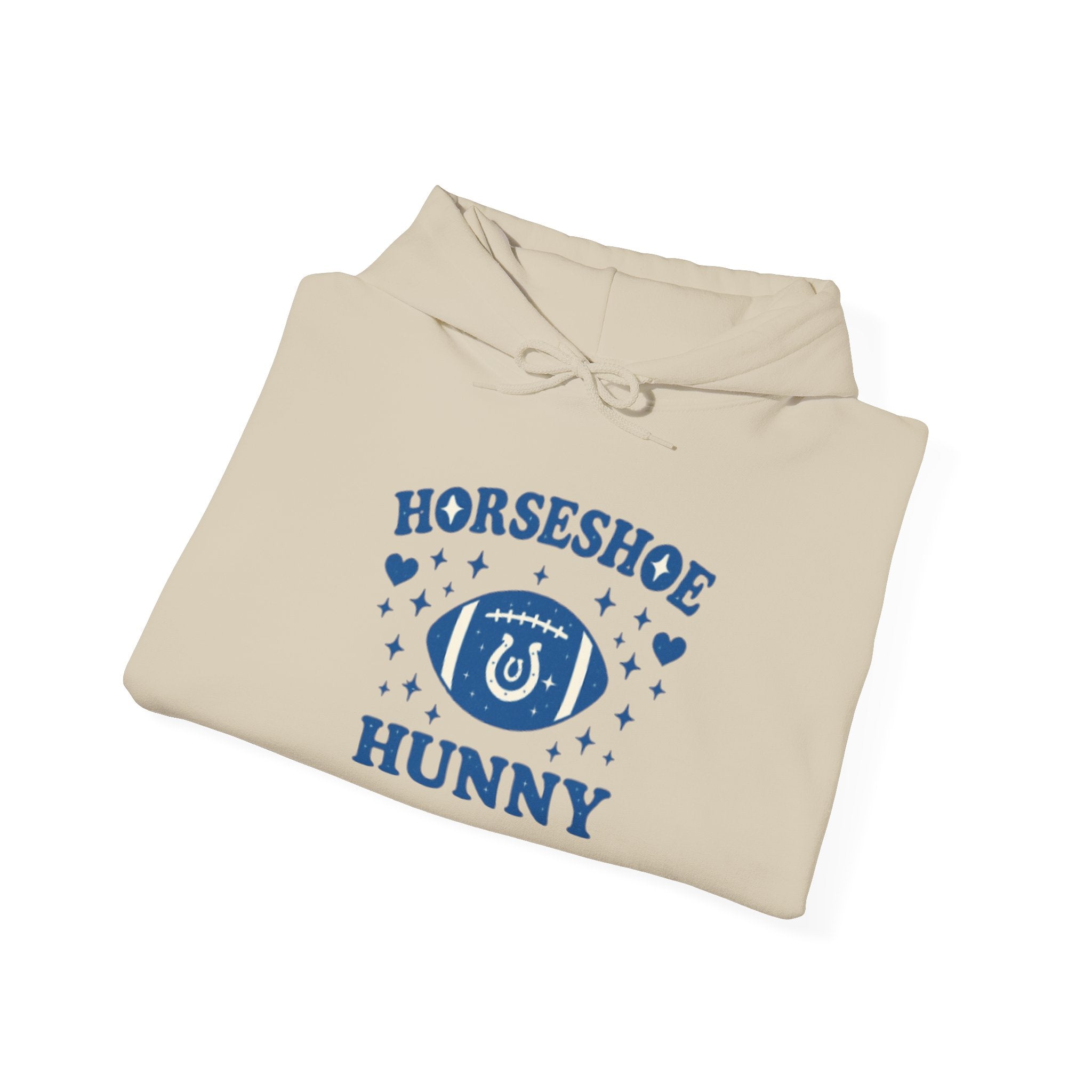 Horseshoe Hunny Hoodie — Lucky Eye Graphic Hooded Sweatshirt Football