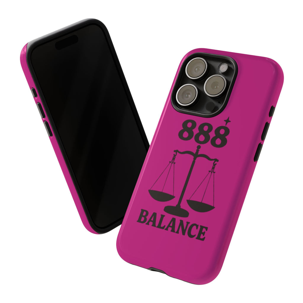 Black & Pink 888 Balance Phone Case