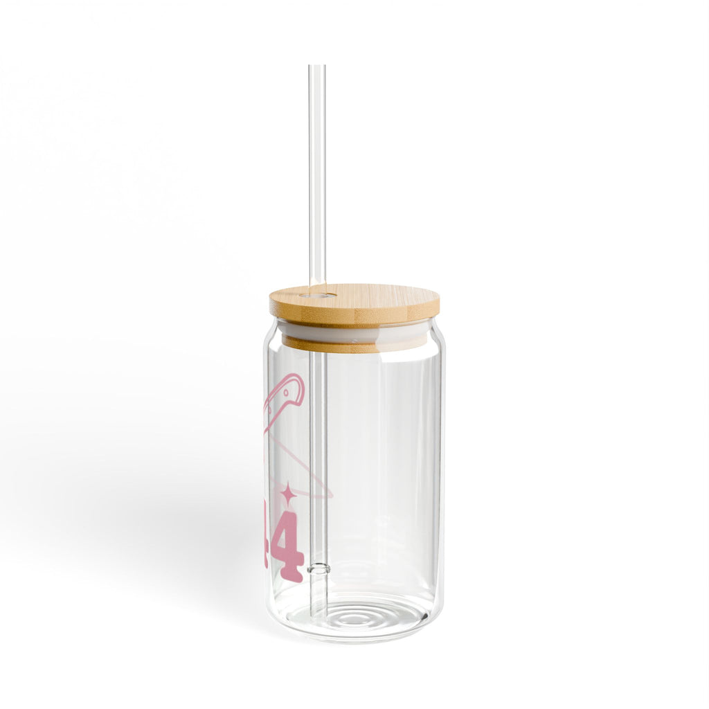 Pink Sipper Glass 444