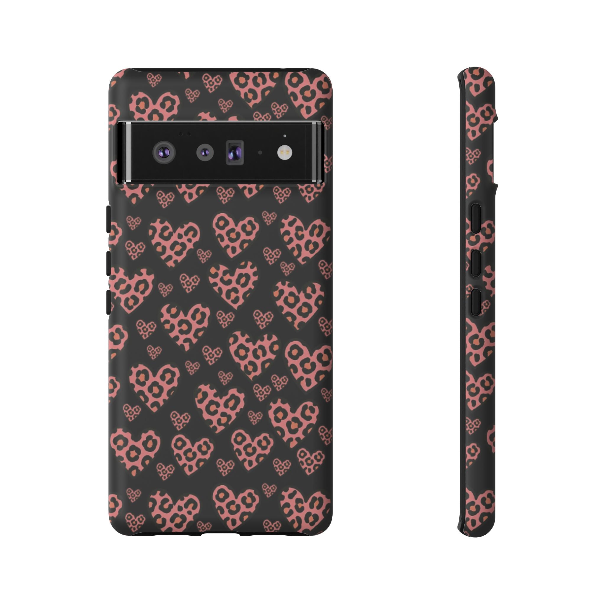 Leopard Heart Phone Case