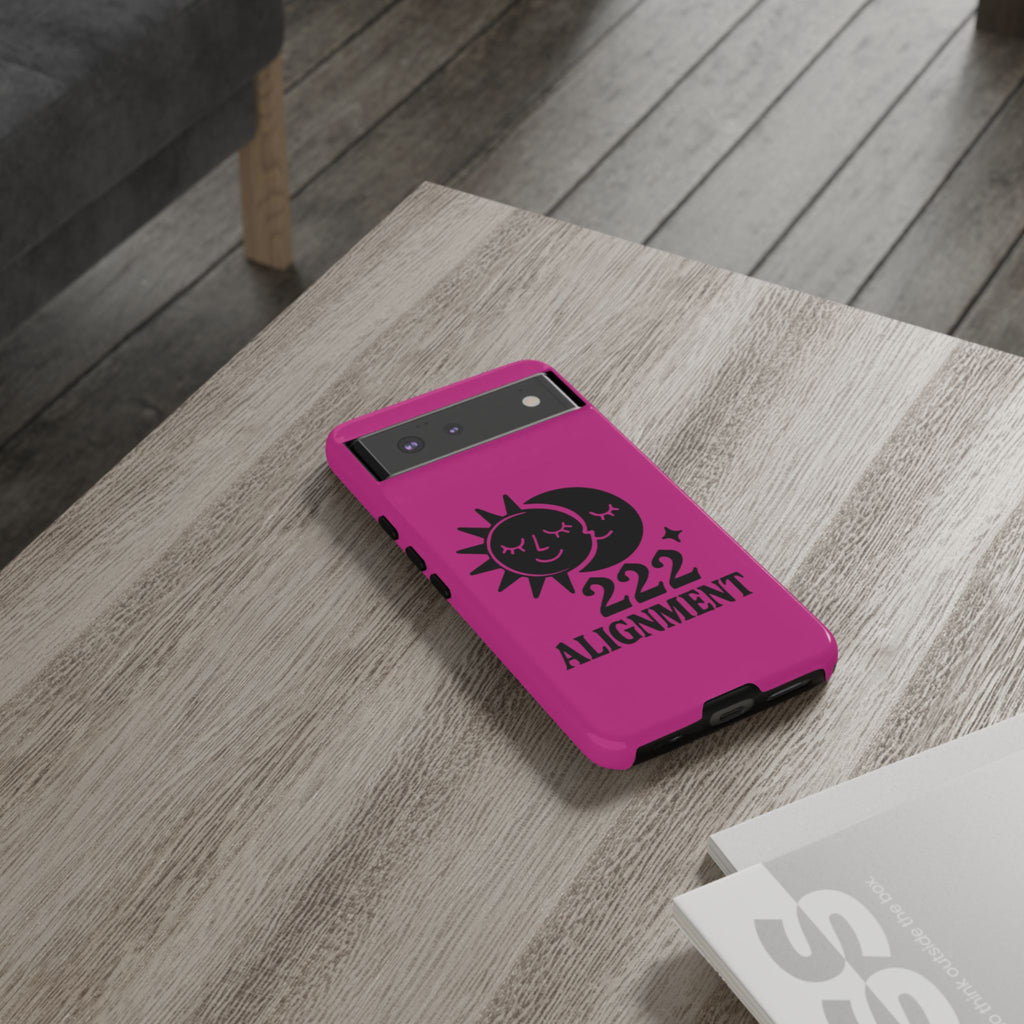Black & Pink 222 Alignment Phone Case