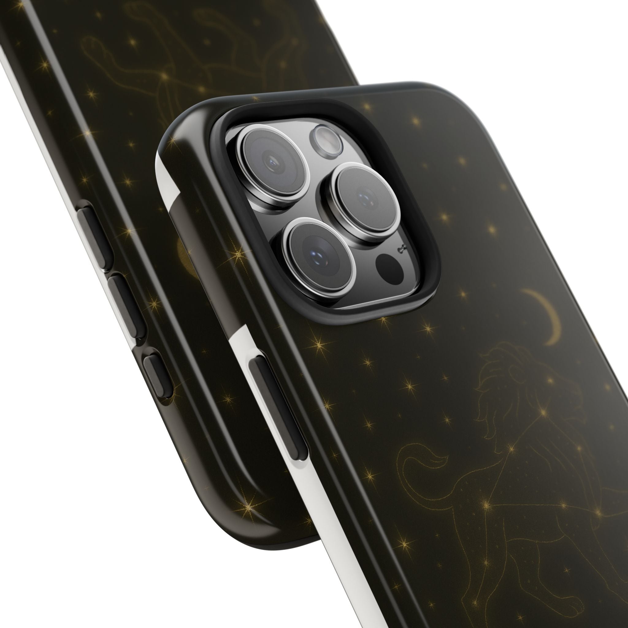 Leo Constellation Tough Phone Case — Zodiac Lion Design with Moon & Stars
