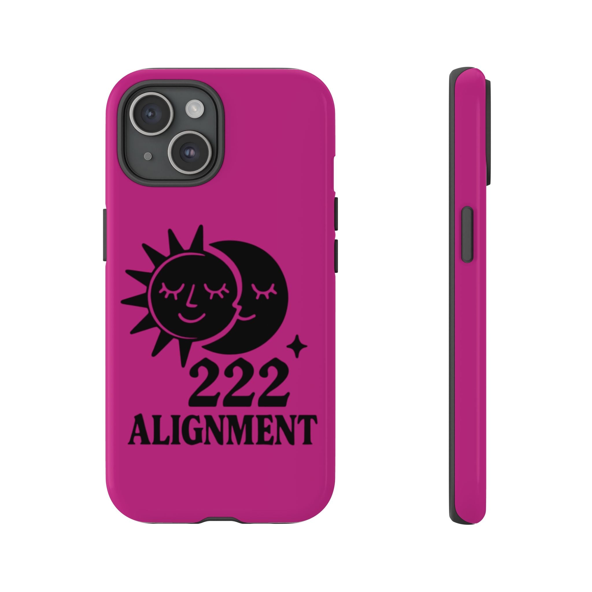 Black & Pink 222 Alignment Phone Case