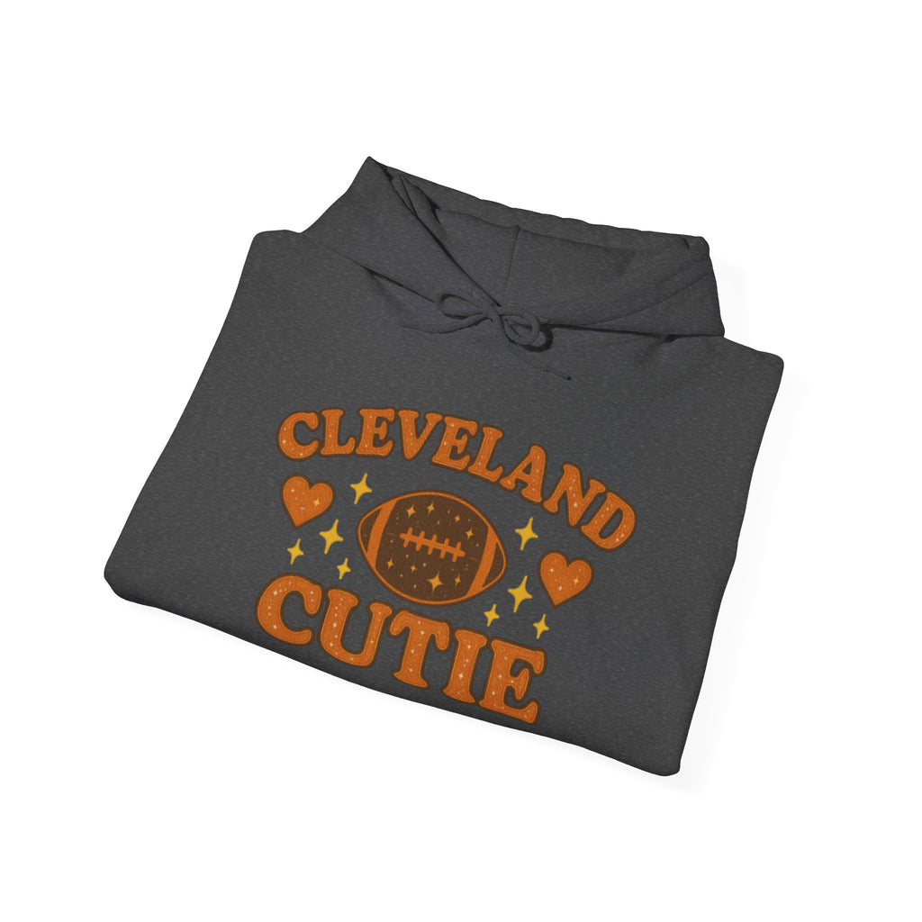 Cleveland Cutie Football Hoodie — Cute Retro Fan Pullover