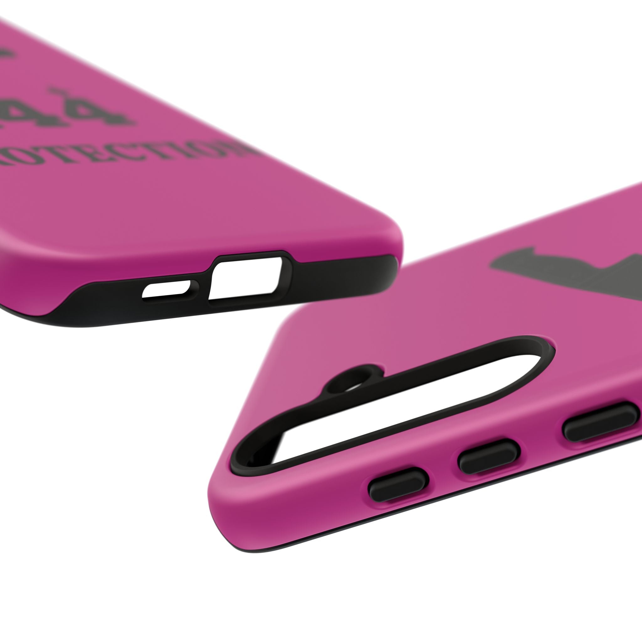 Black & Pink 444 Protection Phone Case