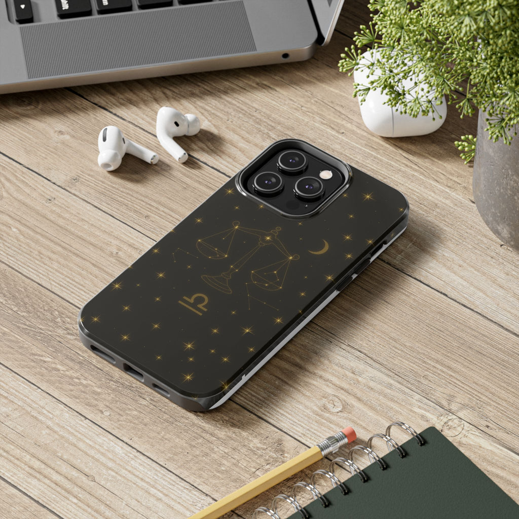 Libra Zodiac Tough Phone Case — Golden Scales