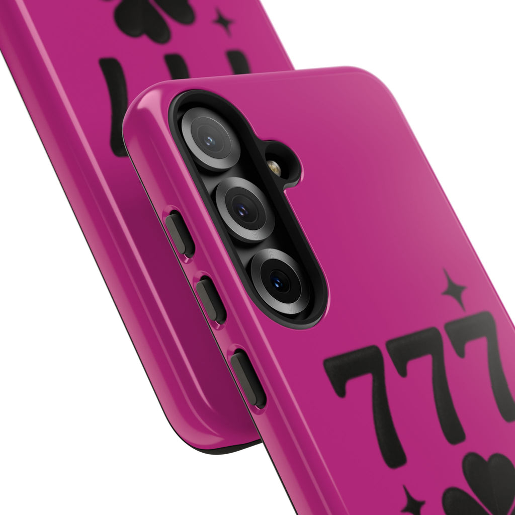 Black & Pink 777 Luck Phone Case
