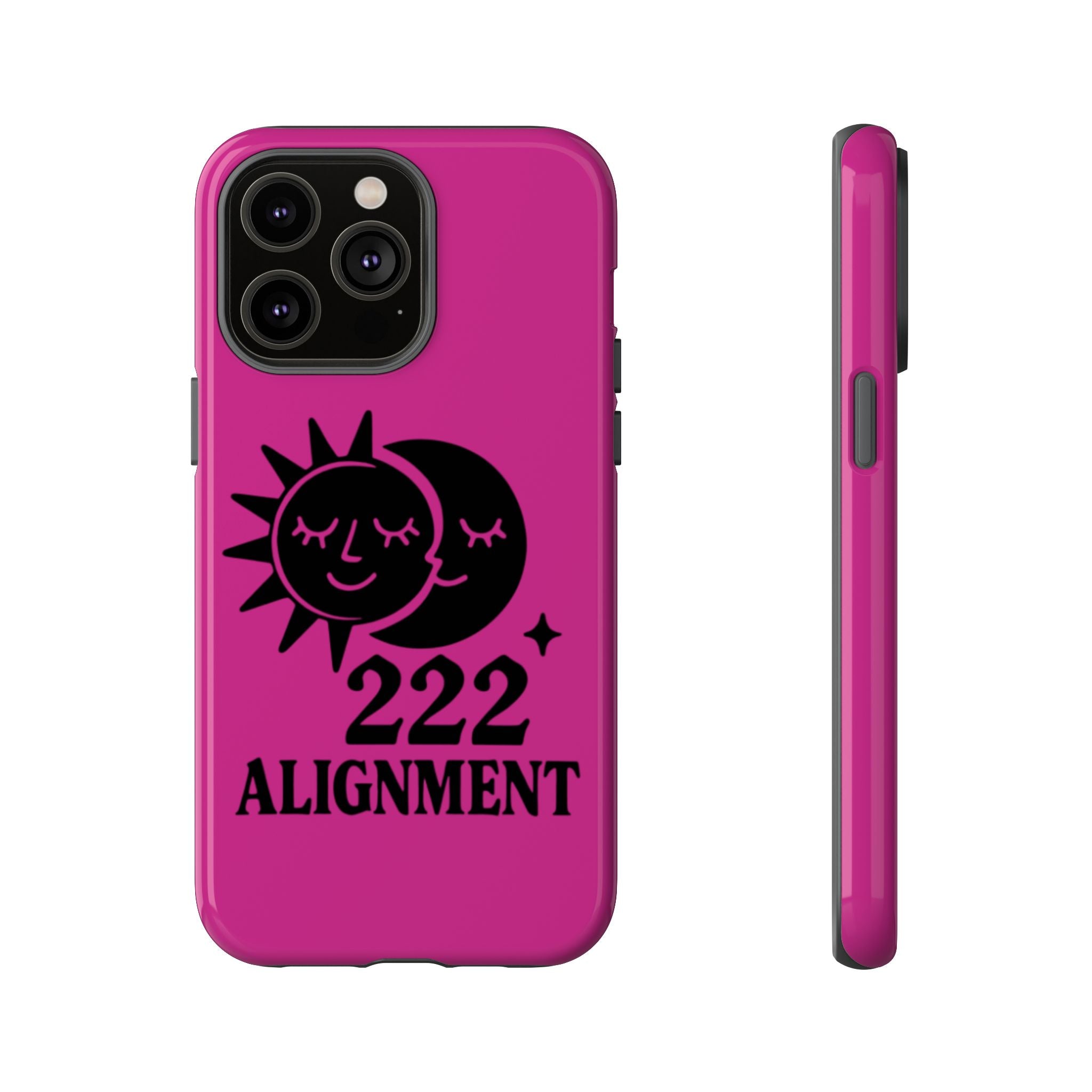 Black & Pink 222 Alignment Phone Case