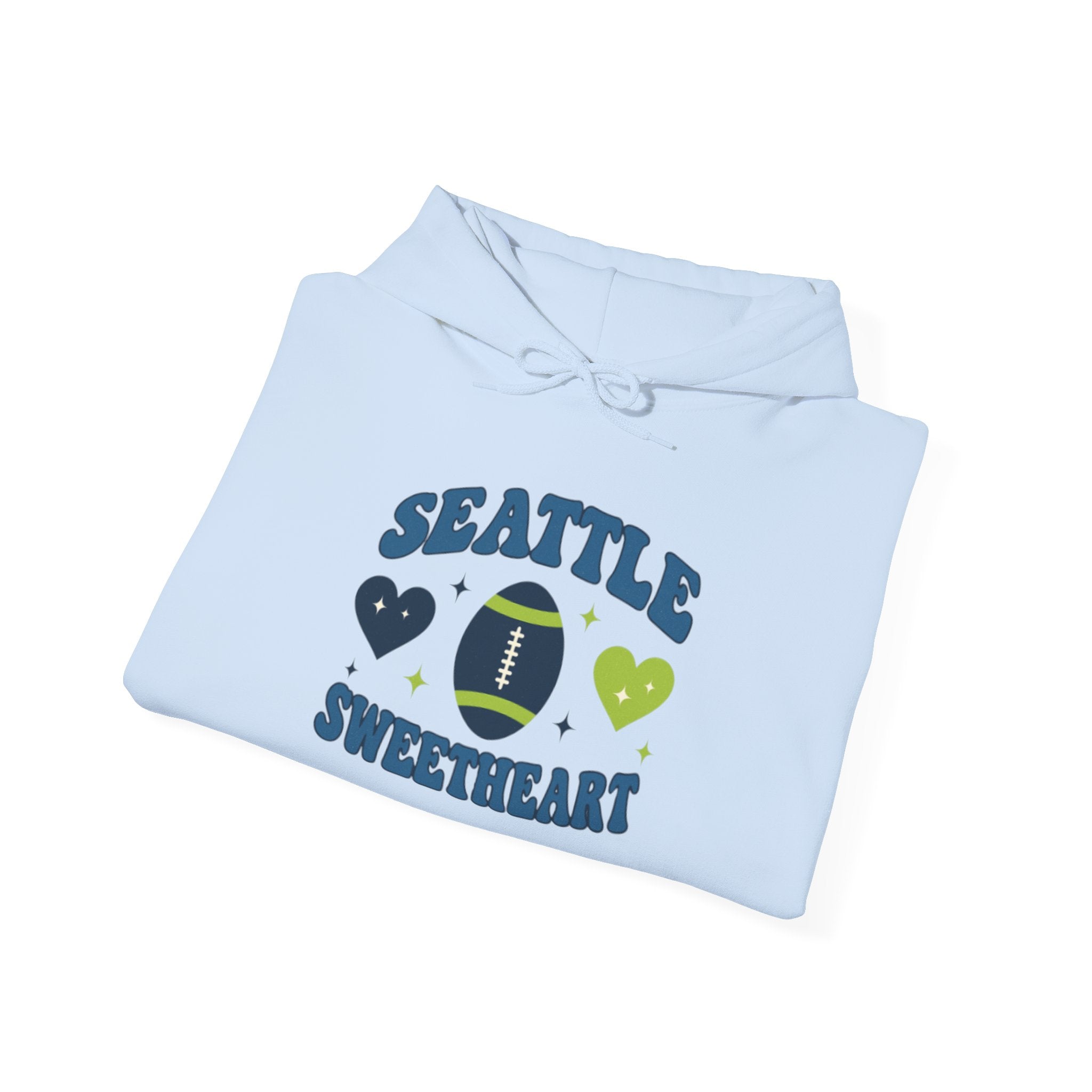 Seattle Sweetheart Football Hoodie — Fan Pullover