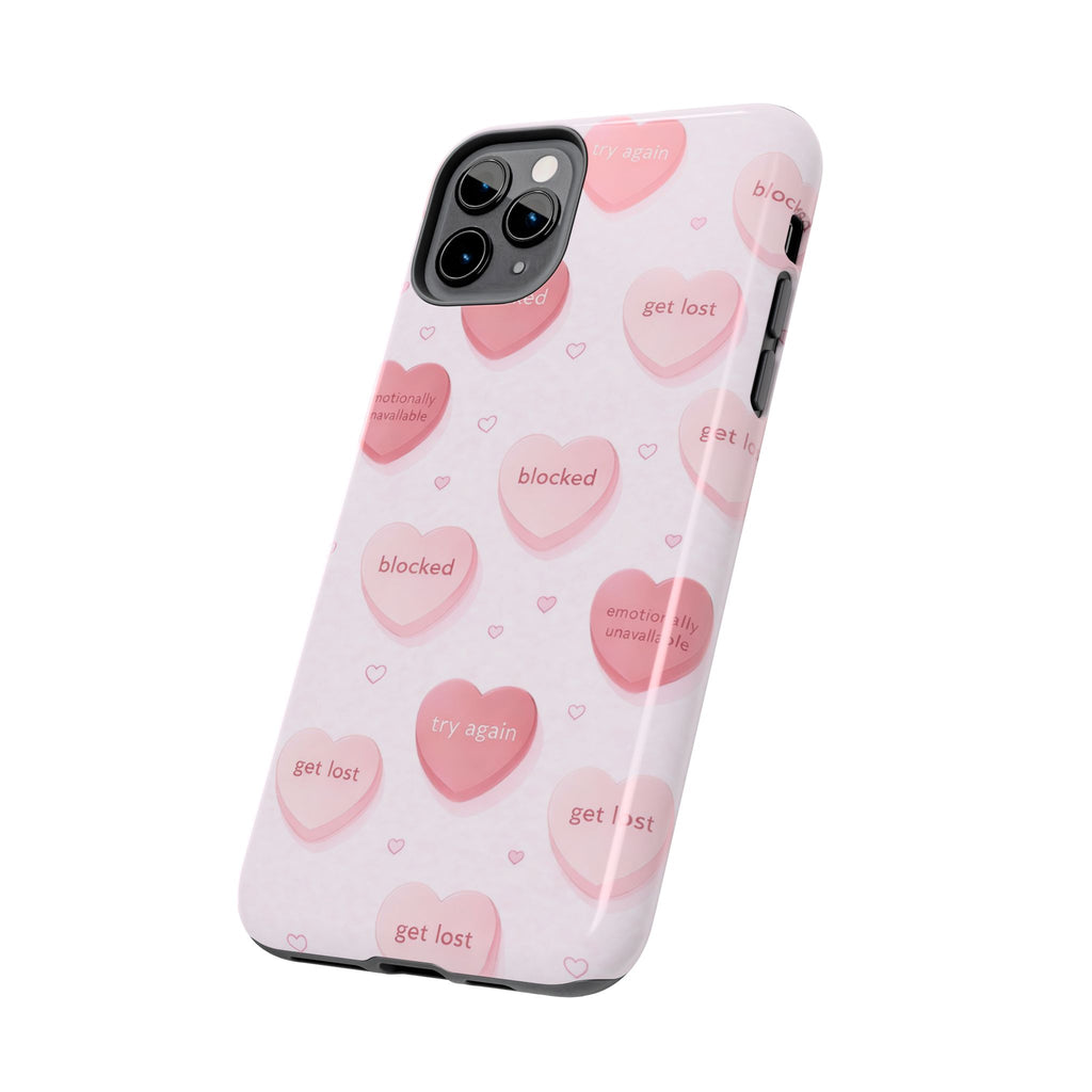 Non-Conversation Hearts Phone Case