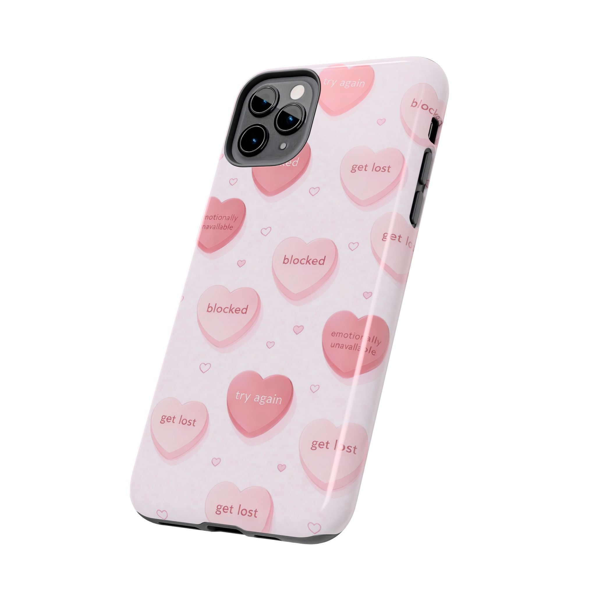 Non-Conversation Hearts Phone Case