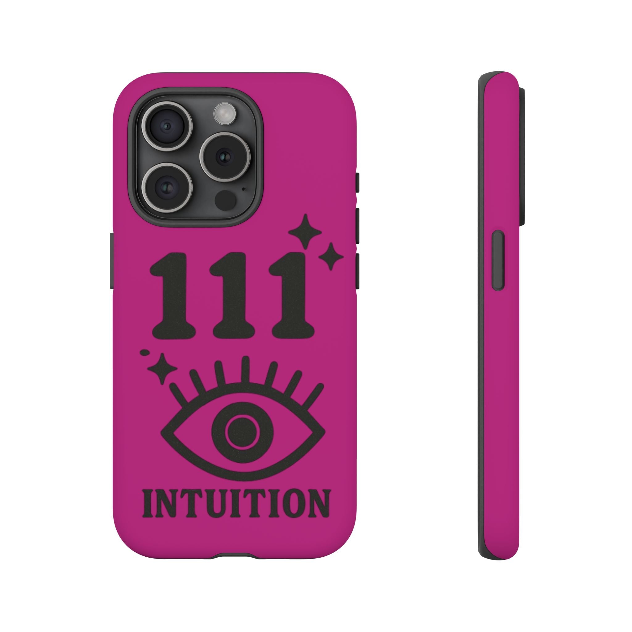 Black & Pink 111 Intuition Phone Case