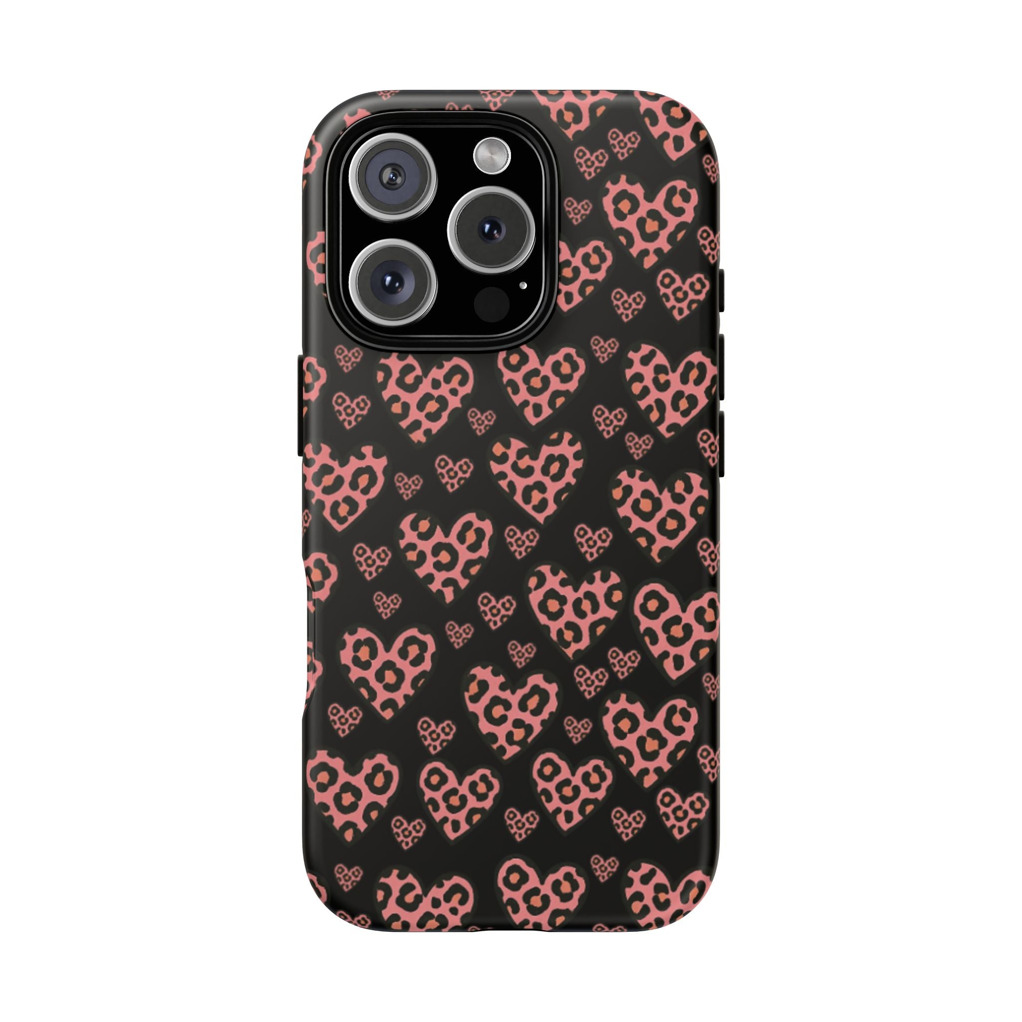Leopard Heart Phone Case