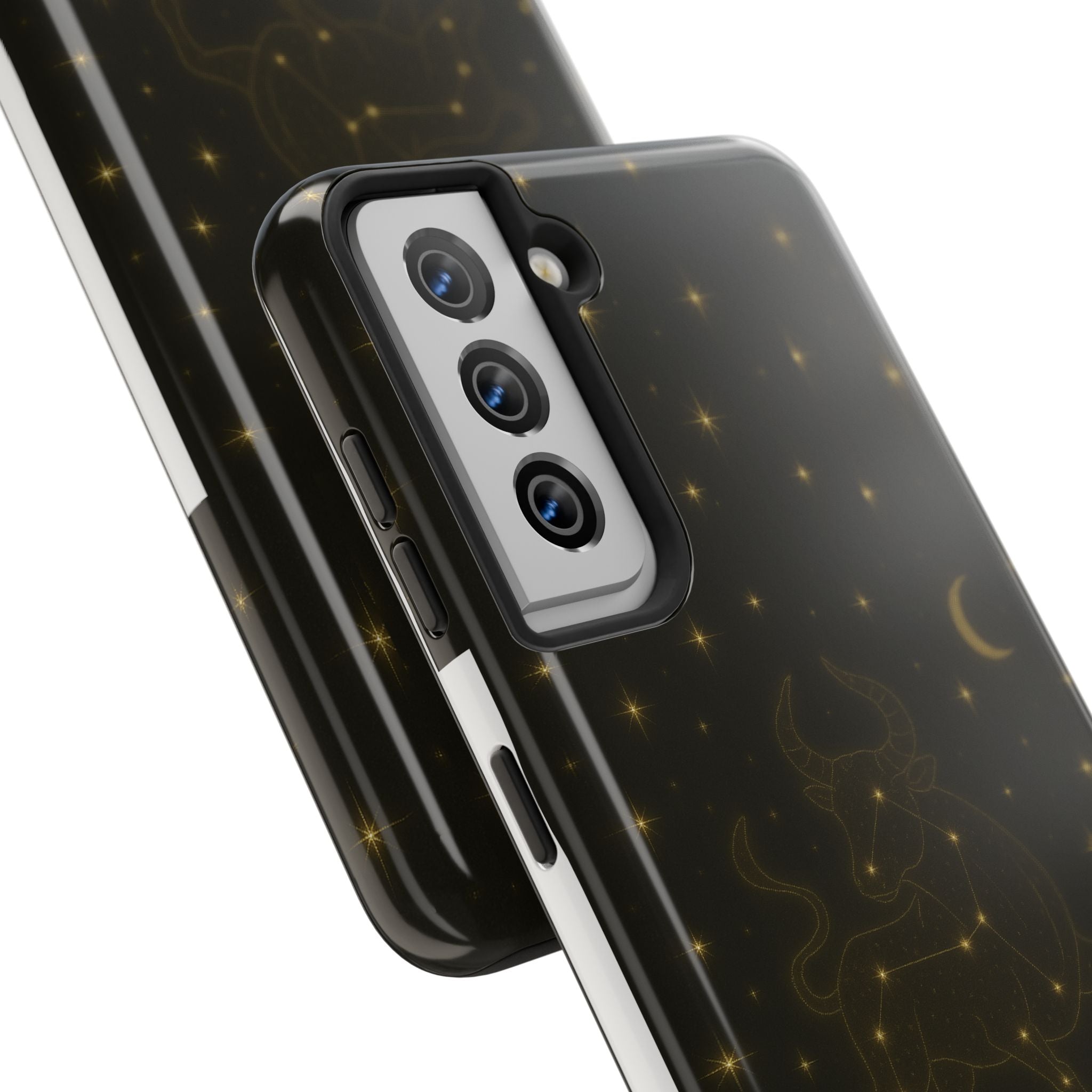 Taurus Constellation Tough Phone Case — Gold Zodiac Bull Phone Case