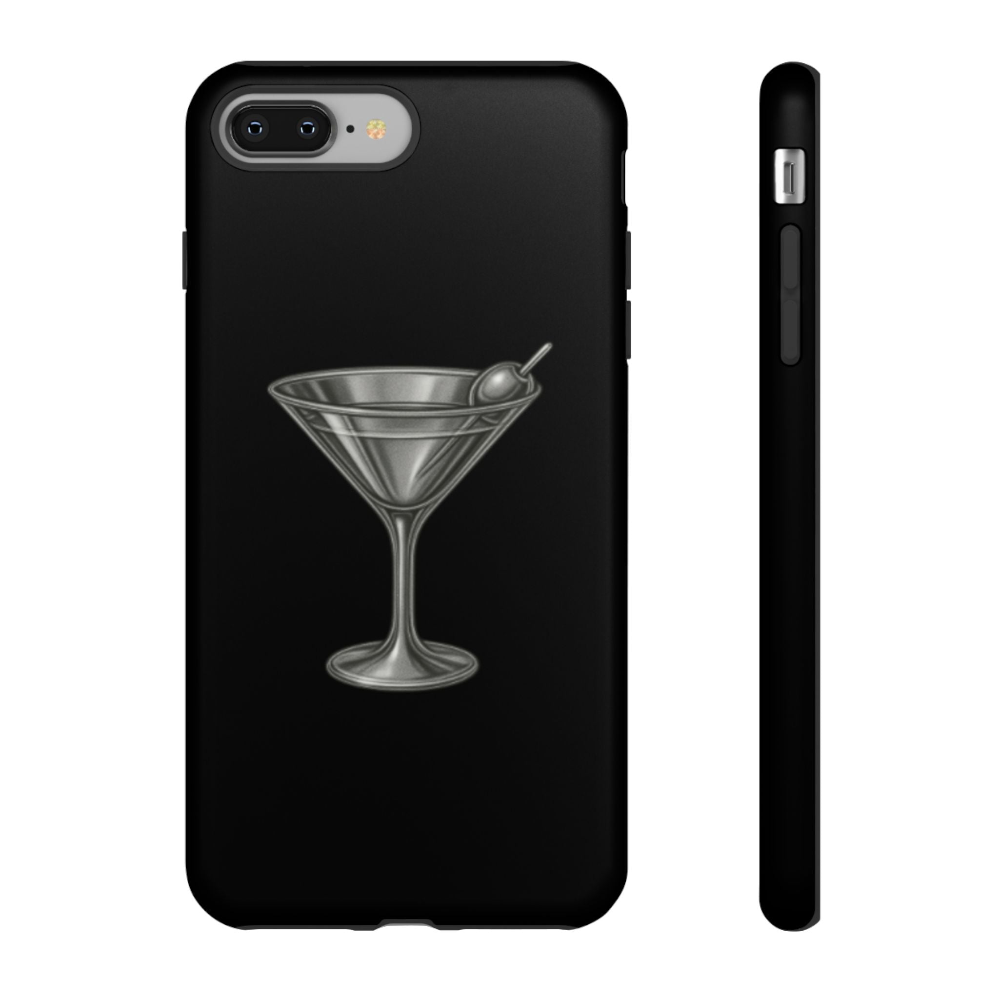 Silver Martini Tough Case Black