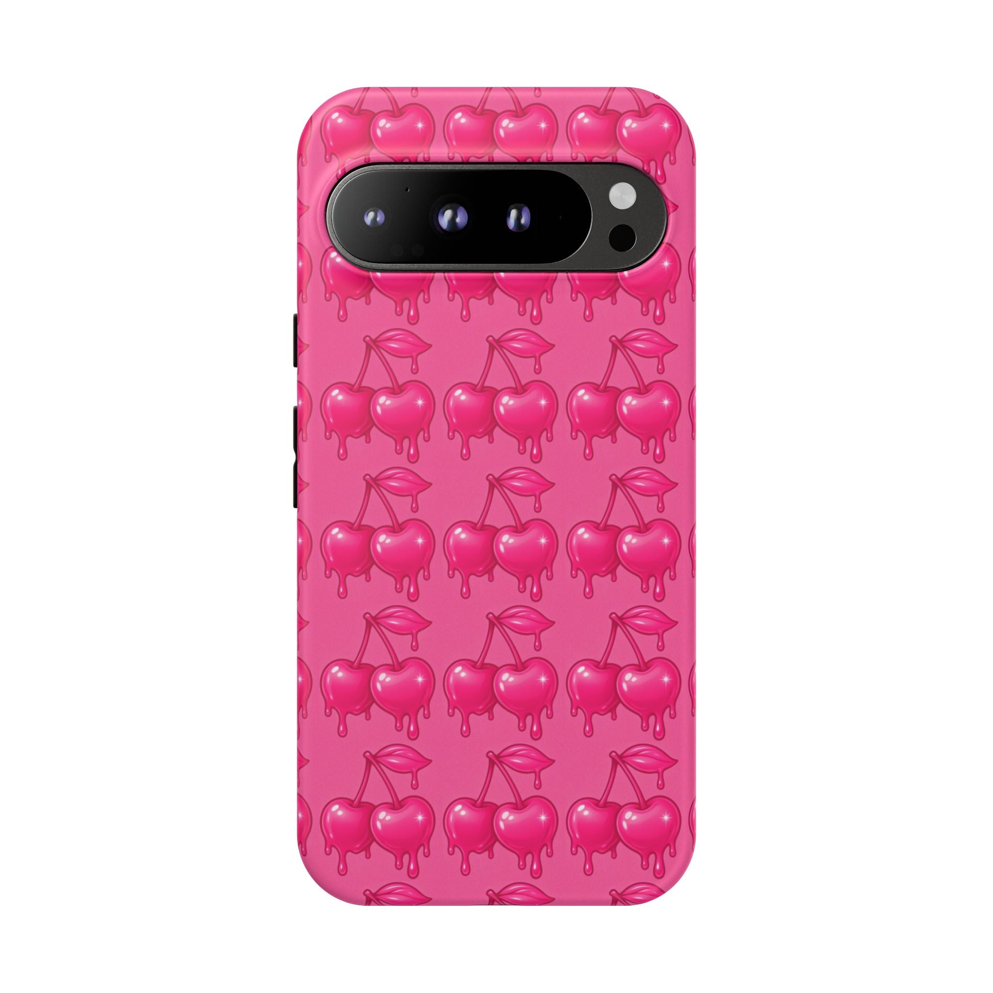 Pink Dripping Cherry Tough Phone Case