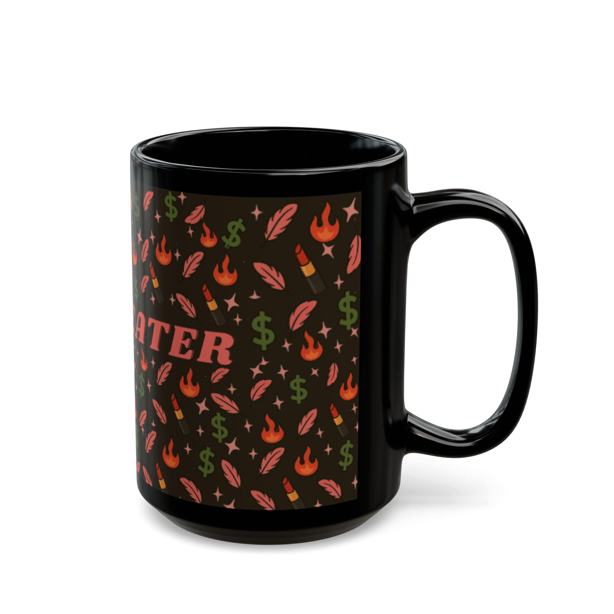 Maneater Black Coffee Mug — 11oz & 15oz