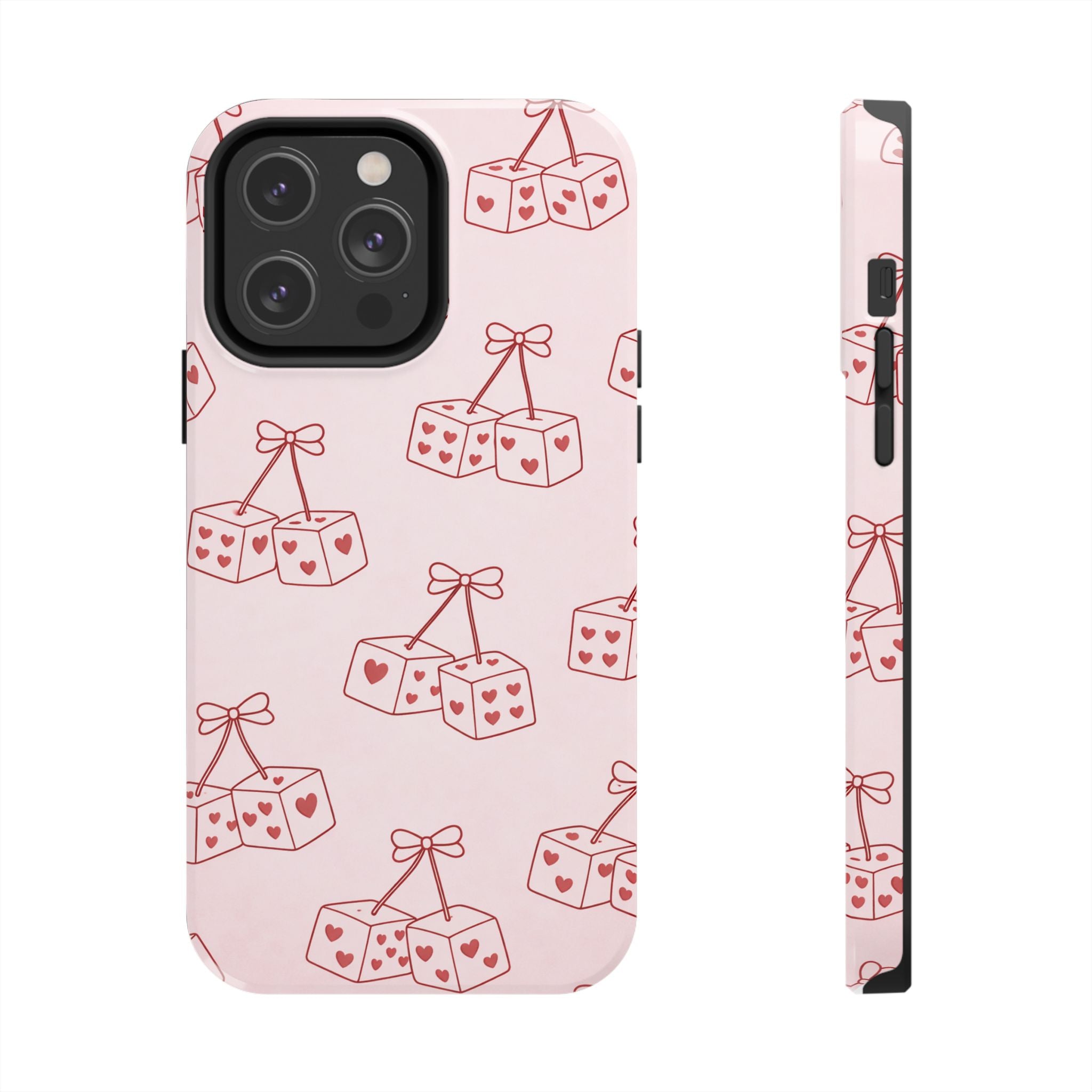 Red & Pink Heart Di Phone Case