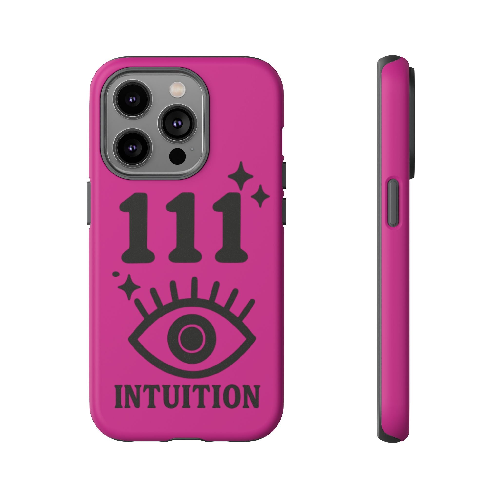 Black & Pink 111 Intuition Phone Case