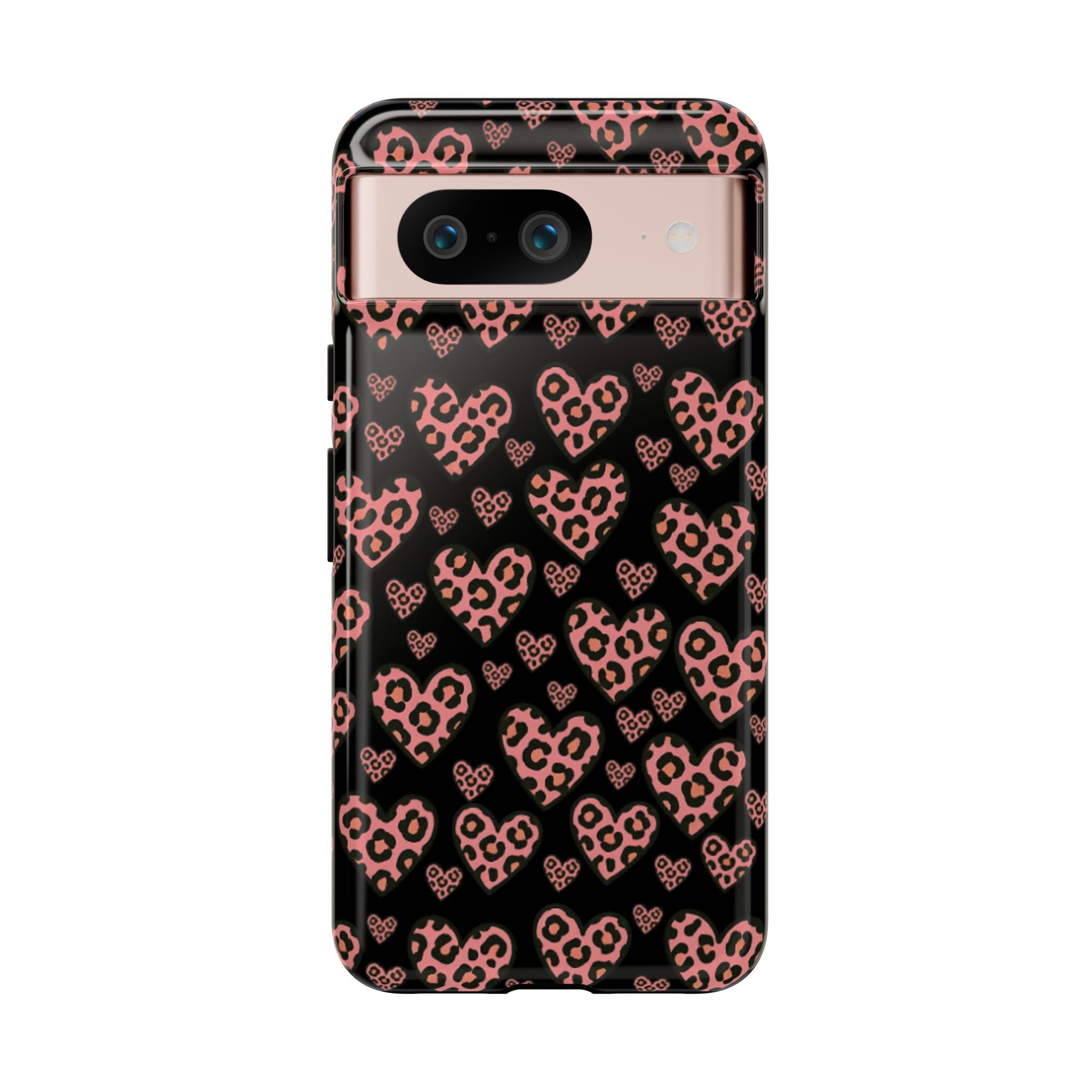 Leopard Heart Phone Case