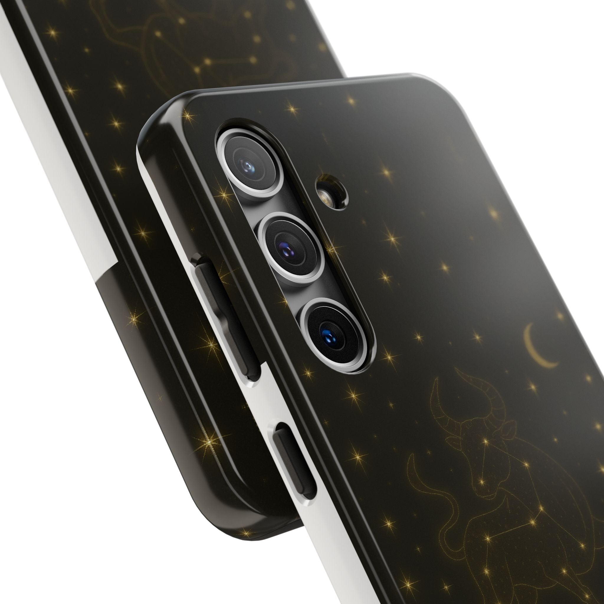 Taurus Constellation Tough Phone Case — Gold Zodiac Bull Phone Case