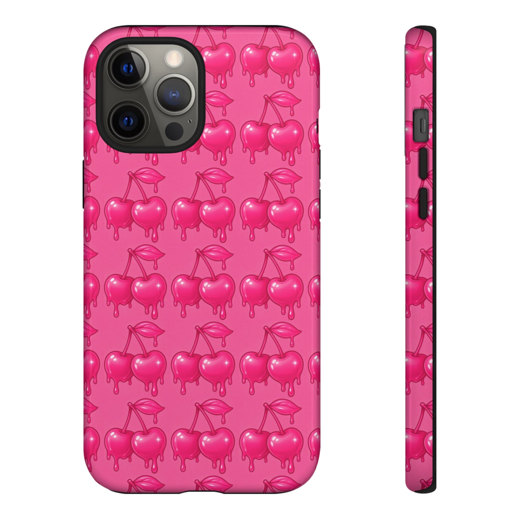 Pink Dripping Cherry Tough Phone Case