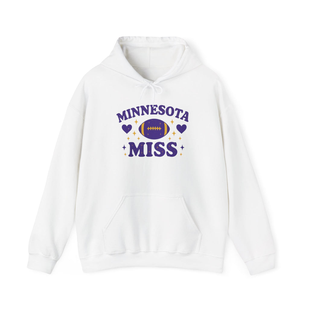 Minnesota Miss Football Hoodie — Cute State Pride Pullover
