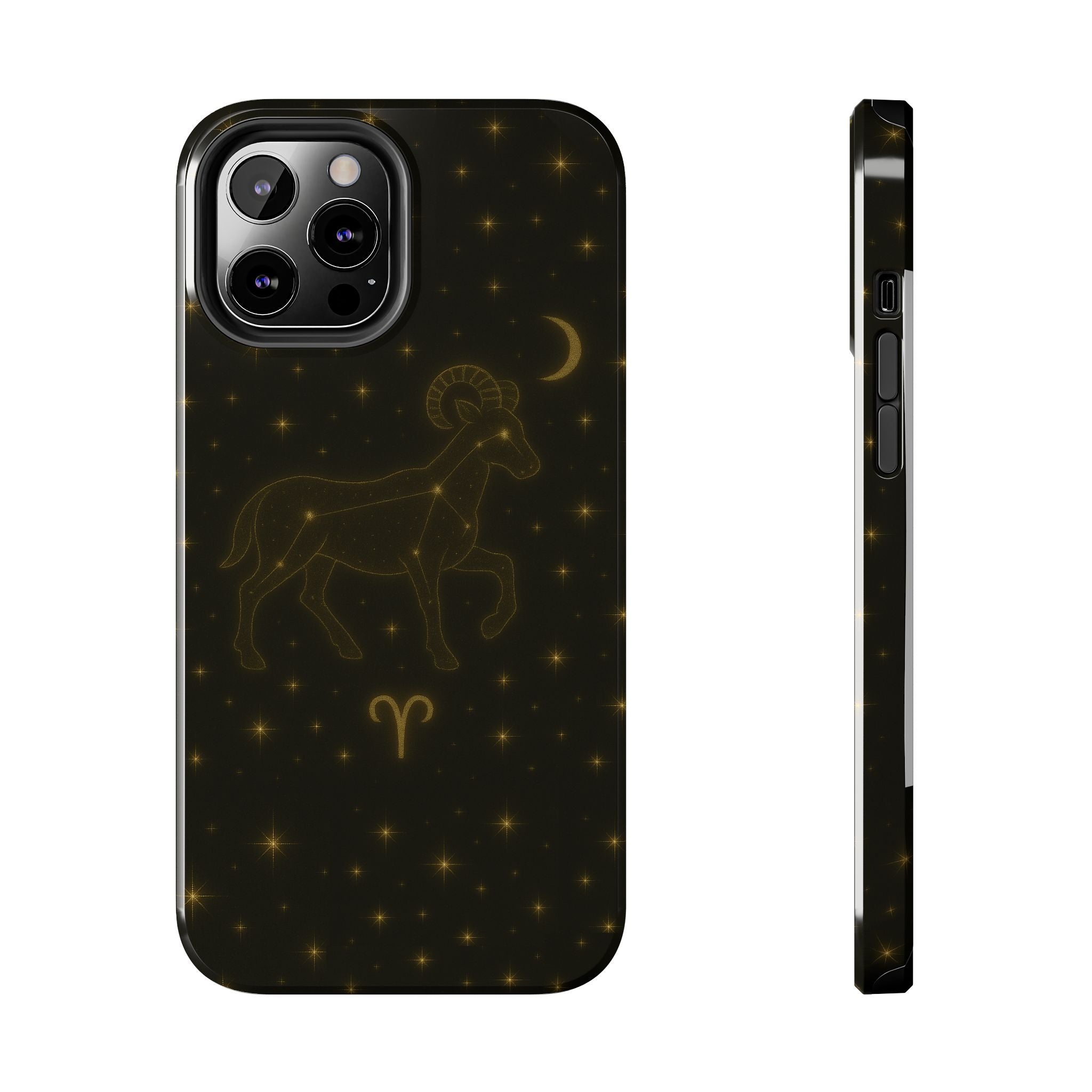 Aries Constellation Tough Phone Case — Zodiac Ram Star Map Design