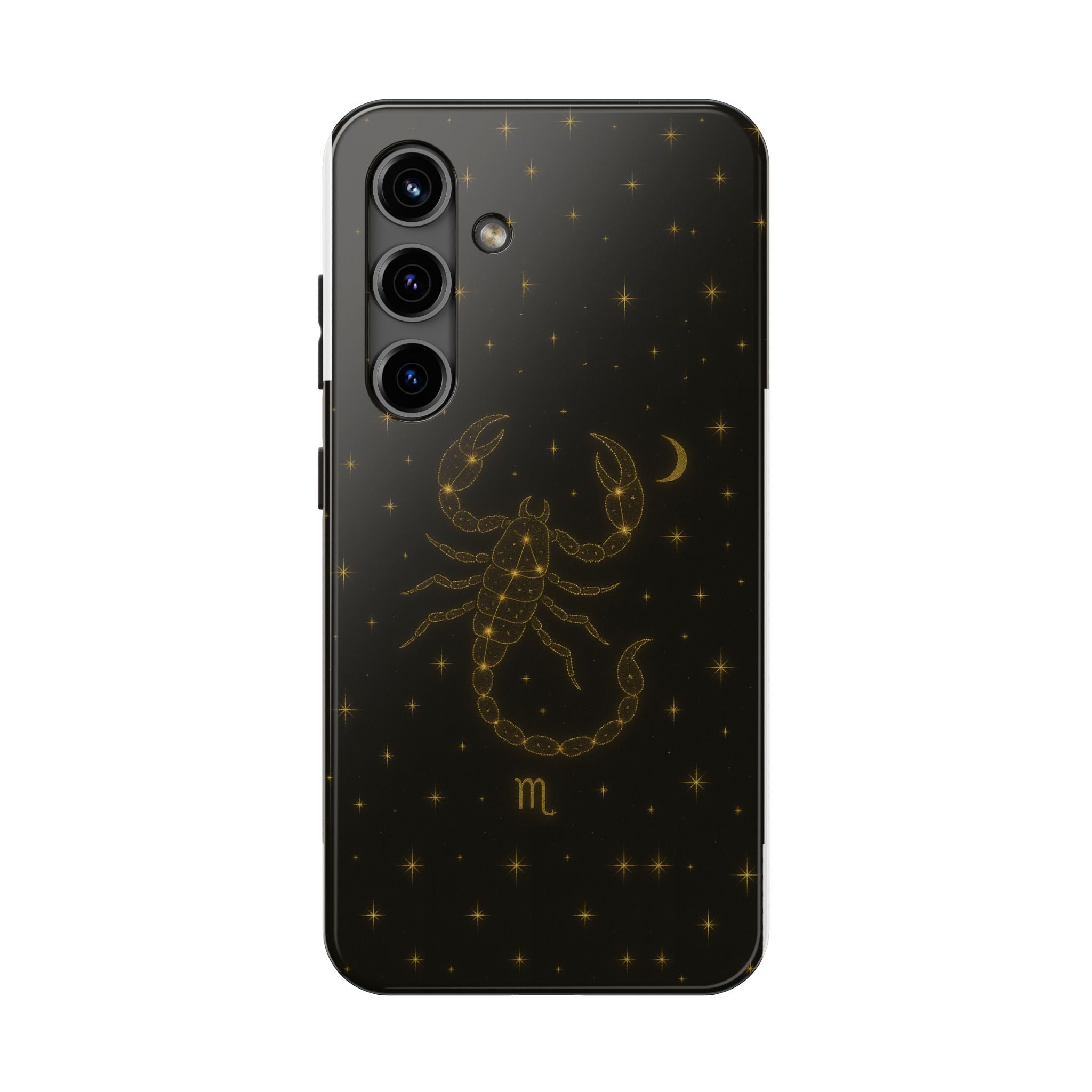 Scorpio Constellation Tough Phone Case — Black & Gold Zodiac Protection