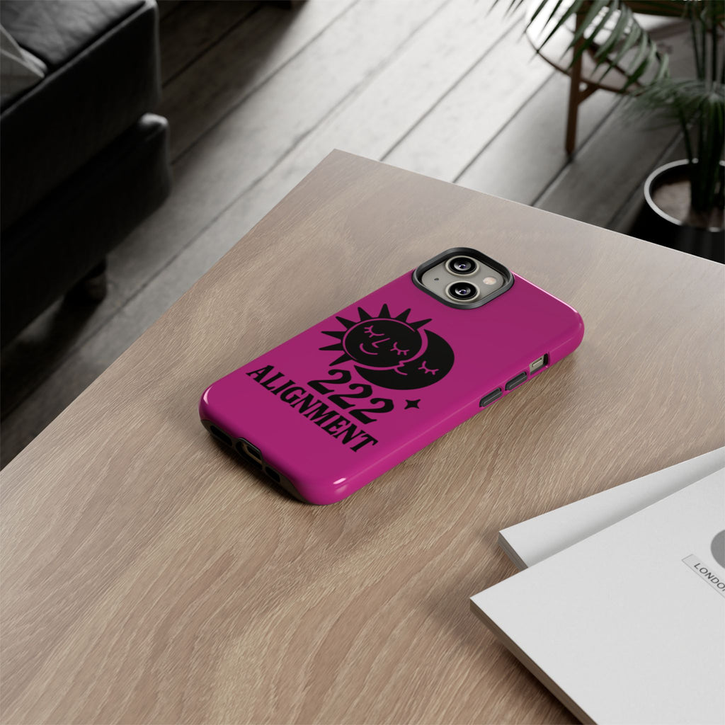Black & Pink 222 Alignment Phone Case