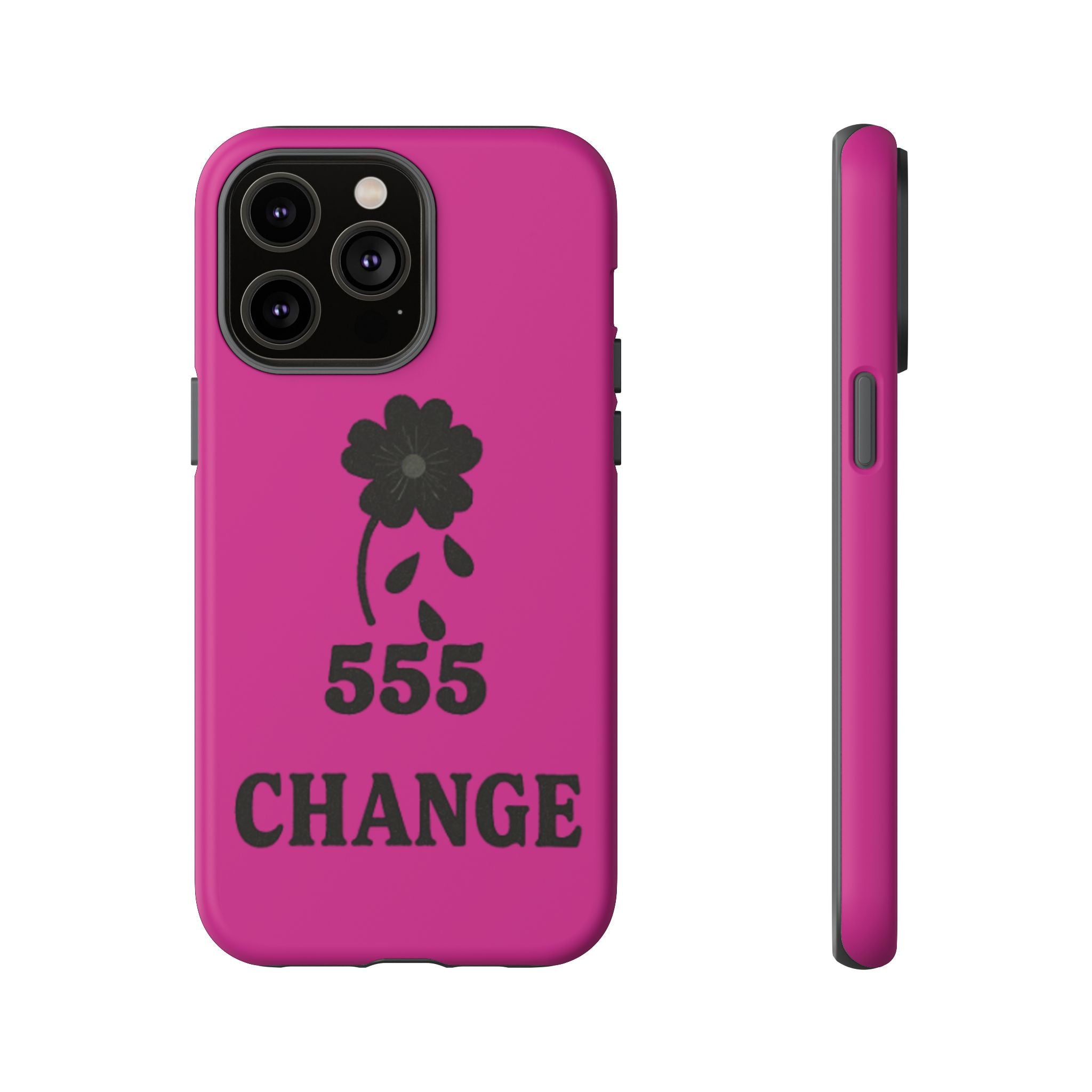 Black & Pink 555 Change Phone Case