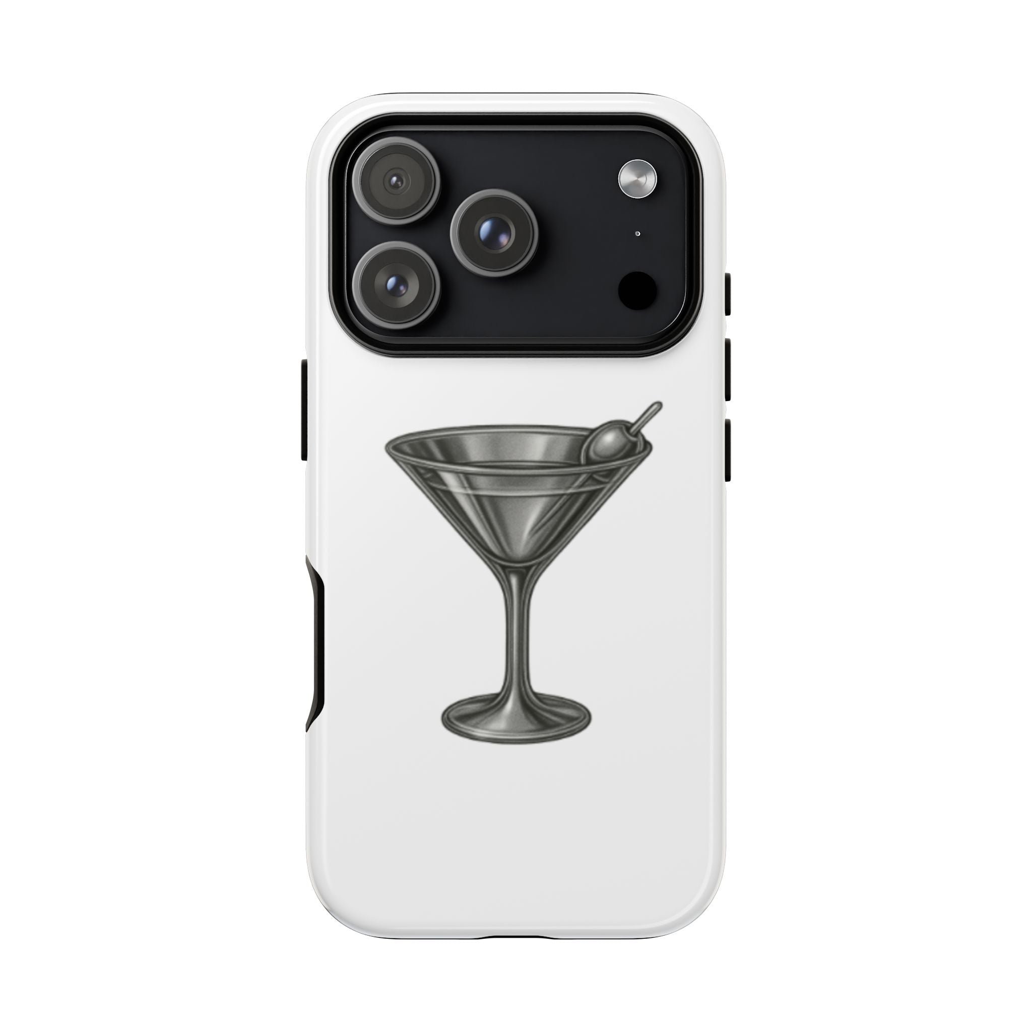 Silver Martini Tough Case