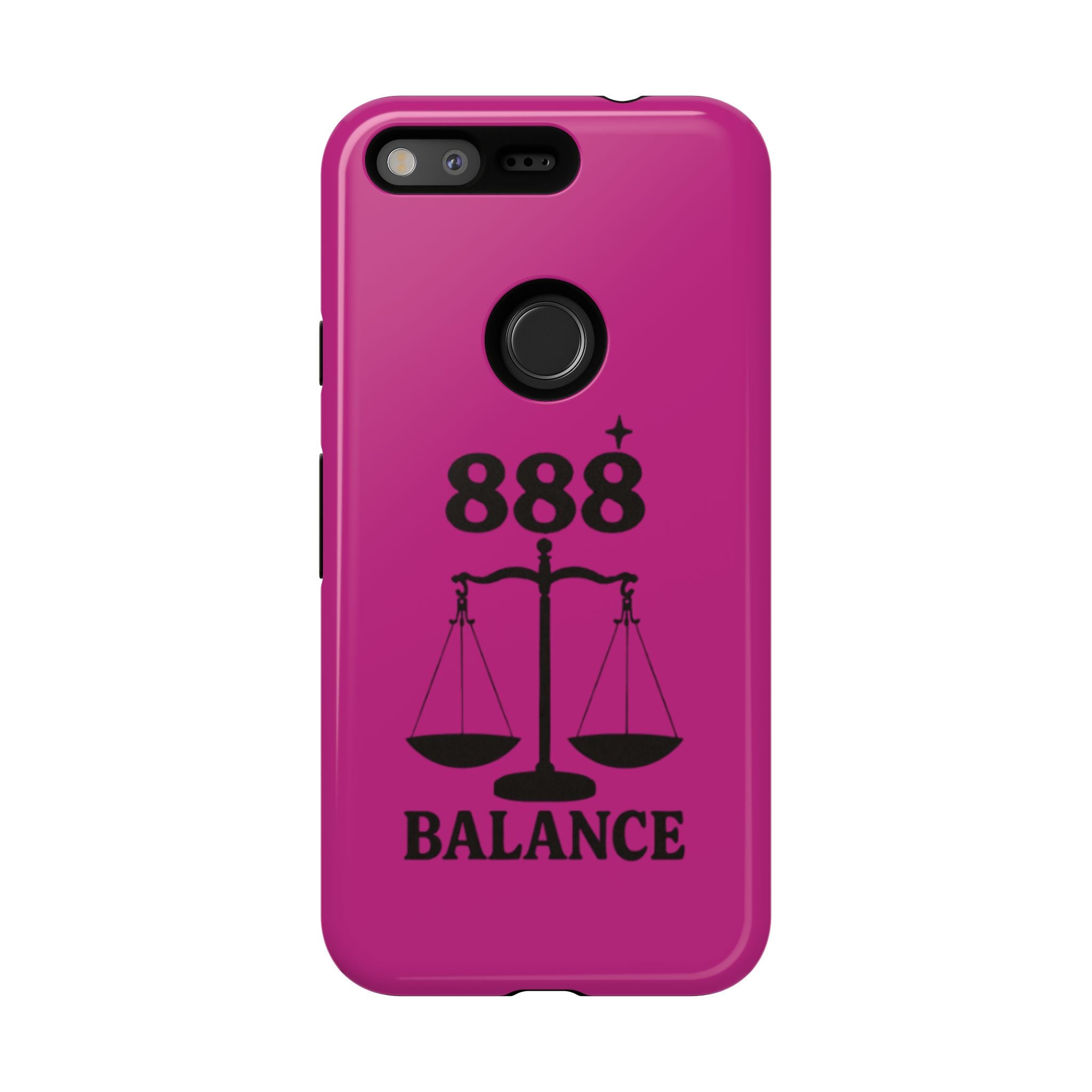 Black & Pink 888 Balance Phone Case