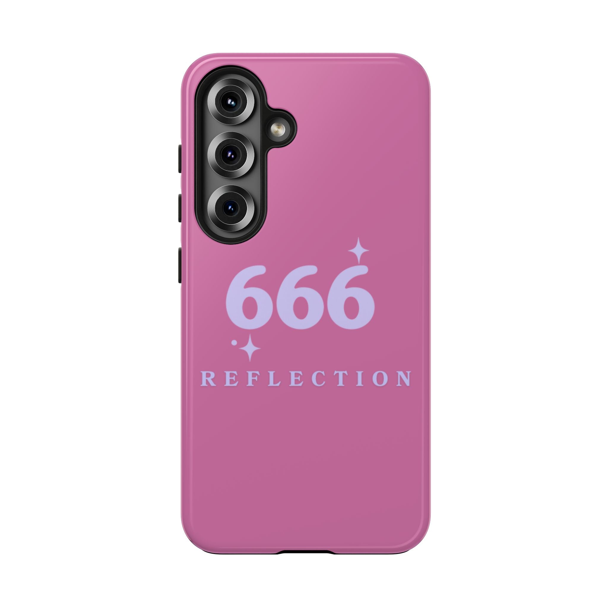 Pink & Purple 666 Reflection Phone Case