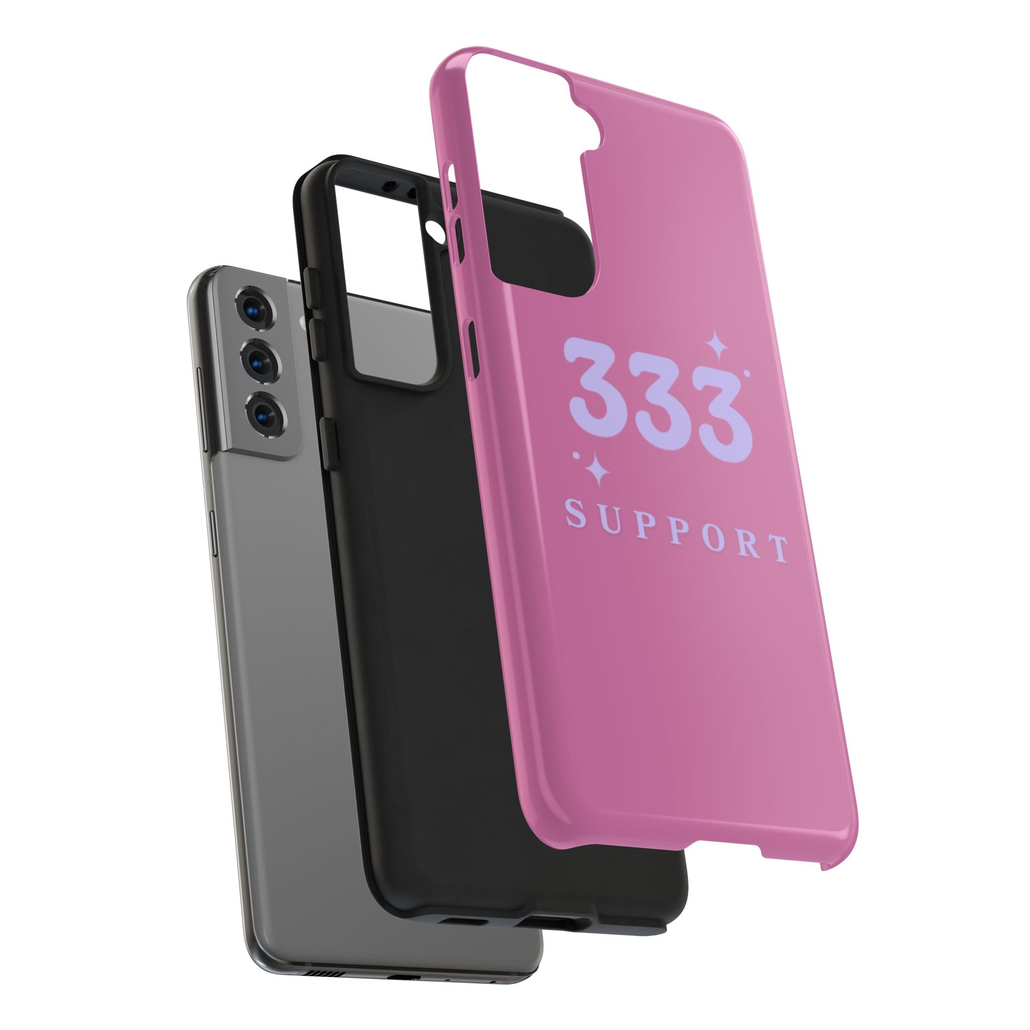Pink & Purple 333 Support Phone Case