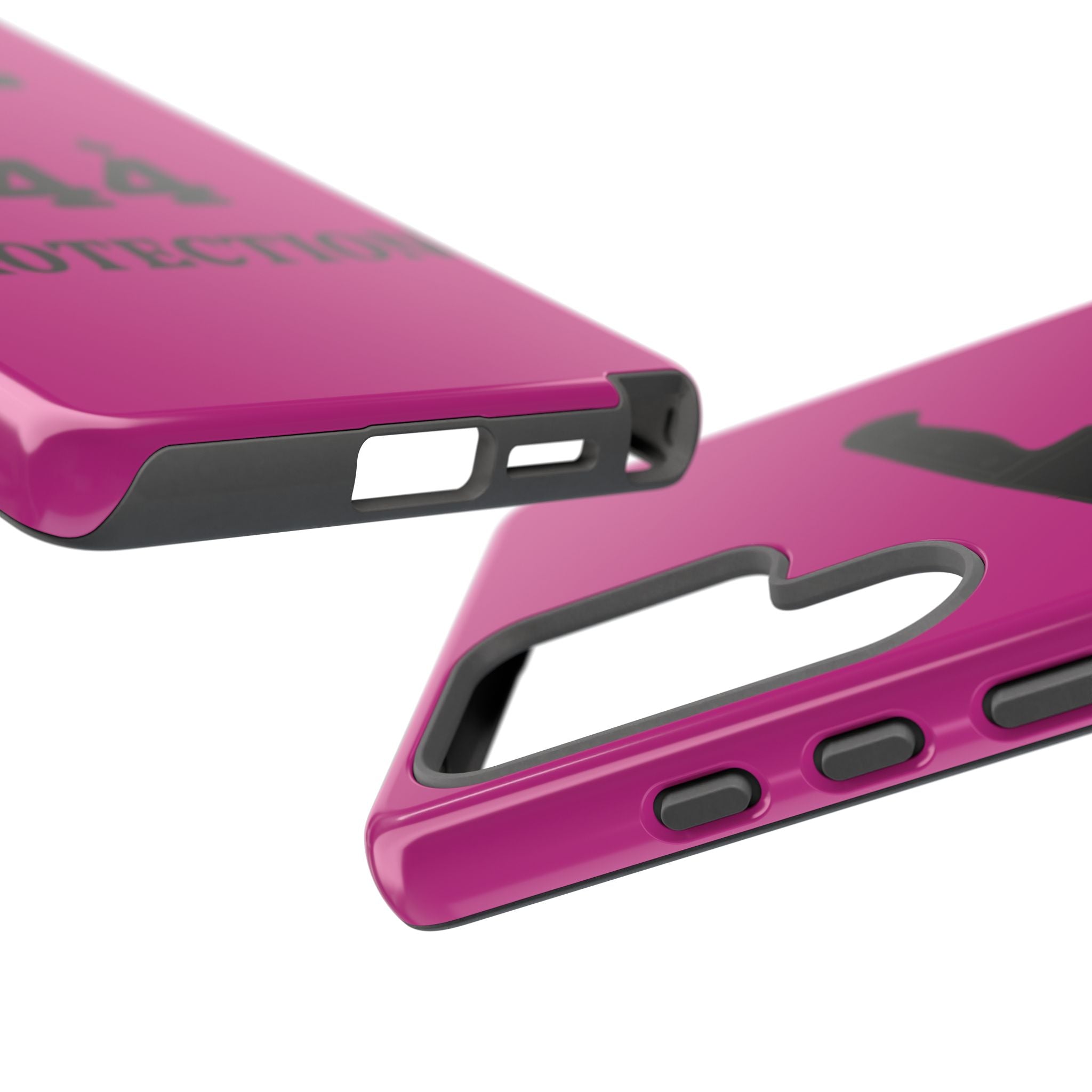 Black & Pink 444 Protection Phone Case