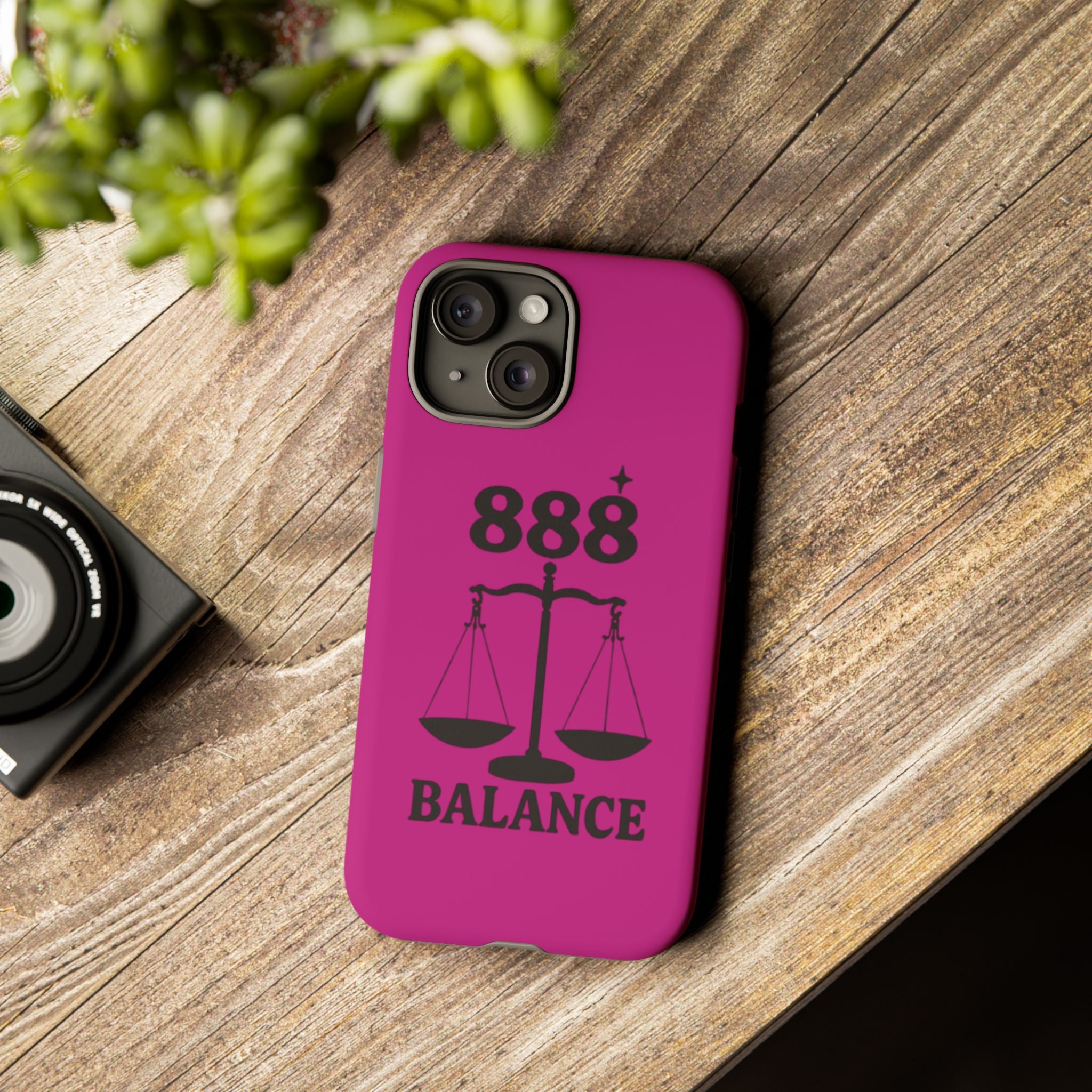 Black & Pink 888 Balance Phone Case