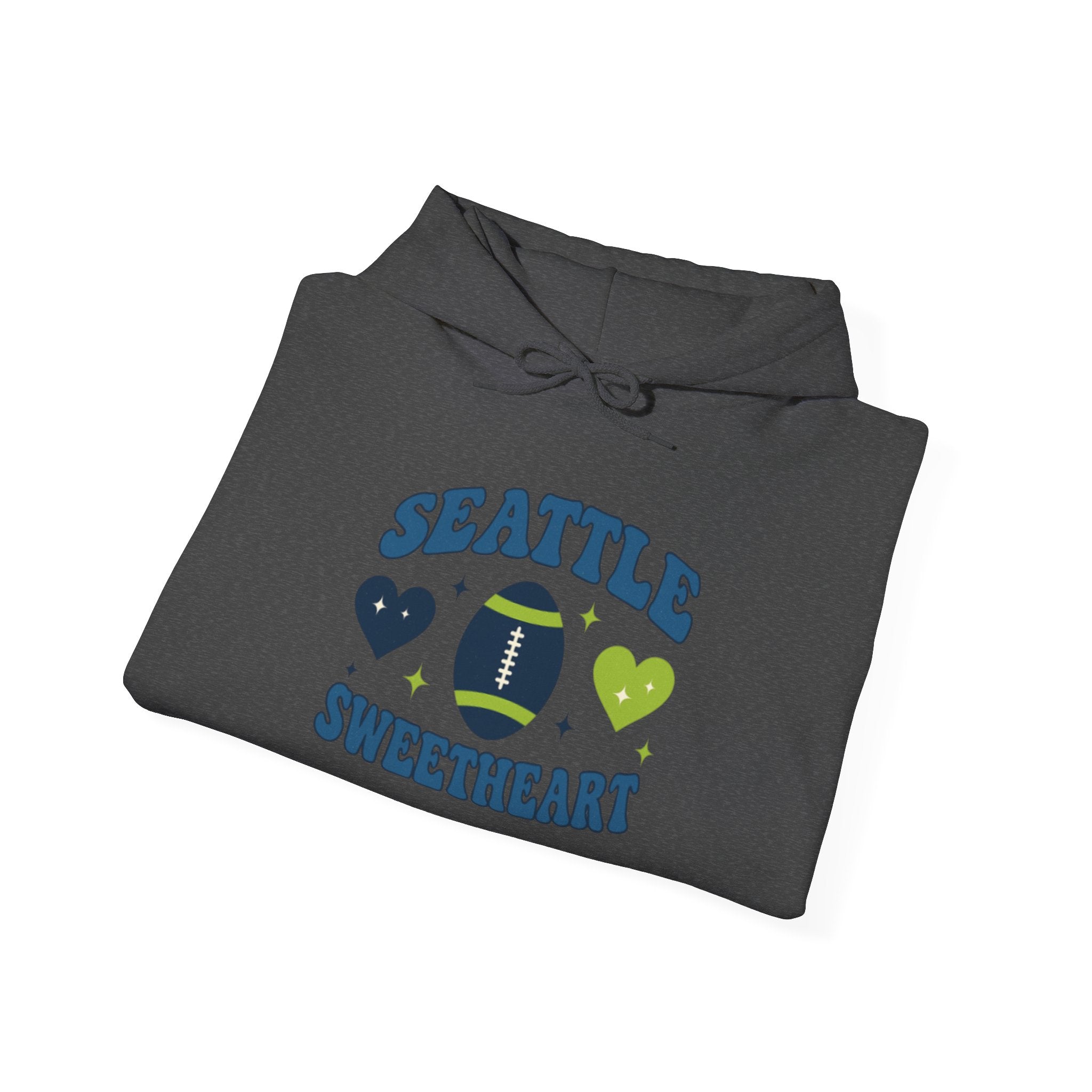 Seattle Sweetheart Football Hoodie — Fan Pullover