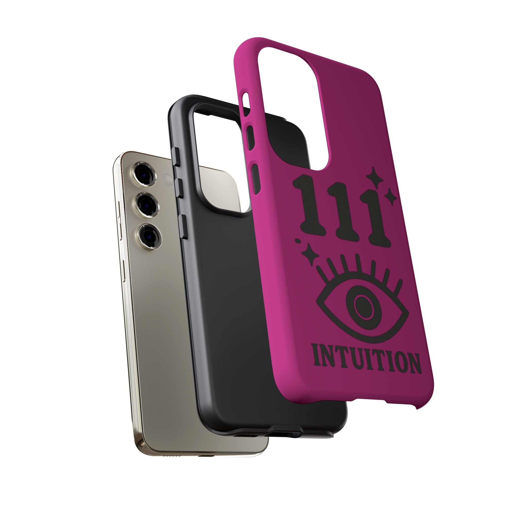 Black & Pink 111 Intuition Phone Case