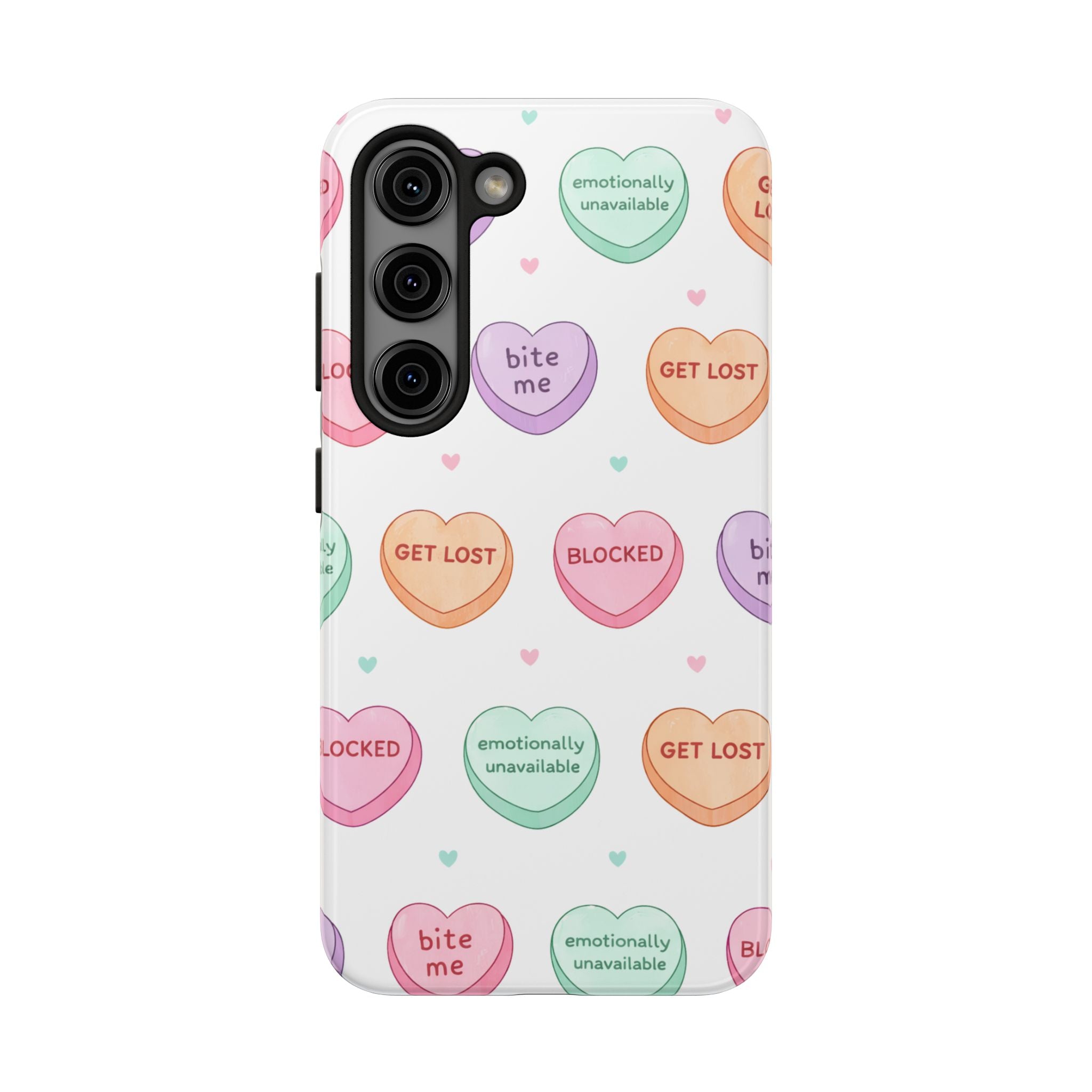 Candy Hearts Phone Case