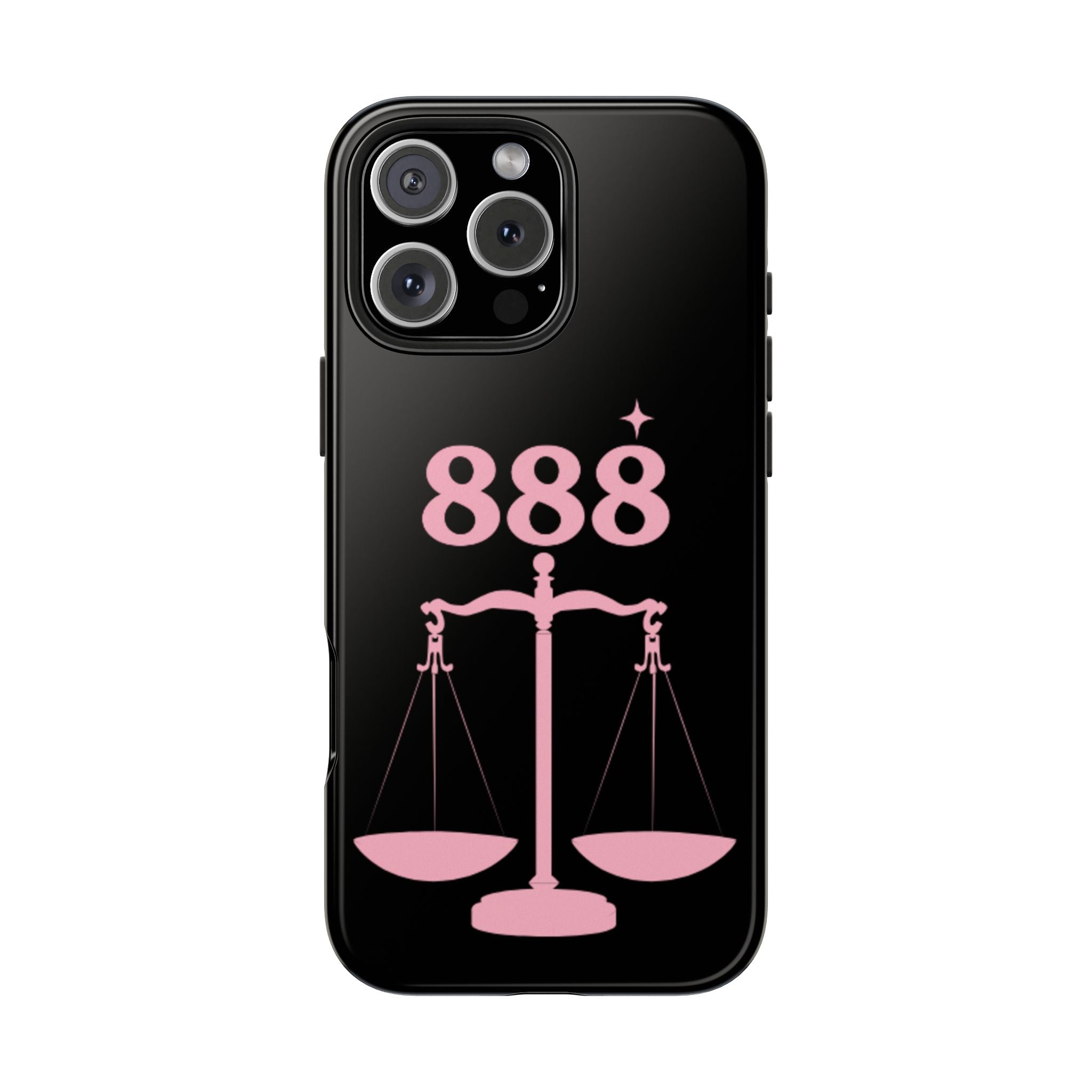 Black & Pink 888 Phone Case